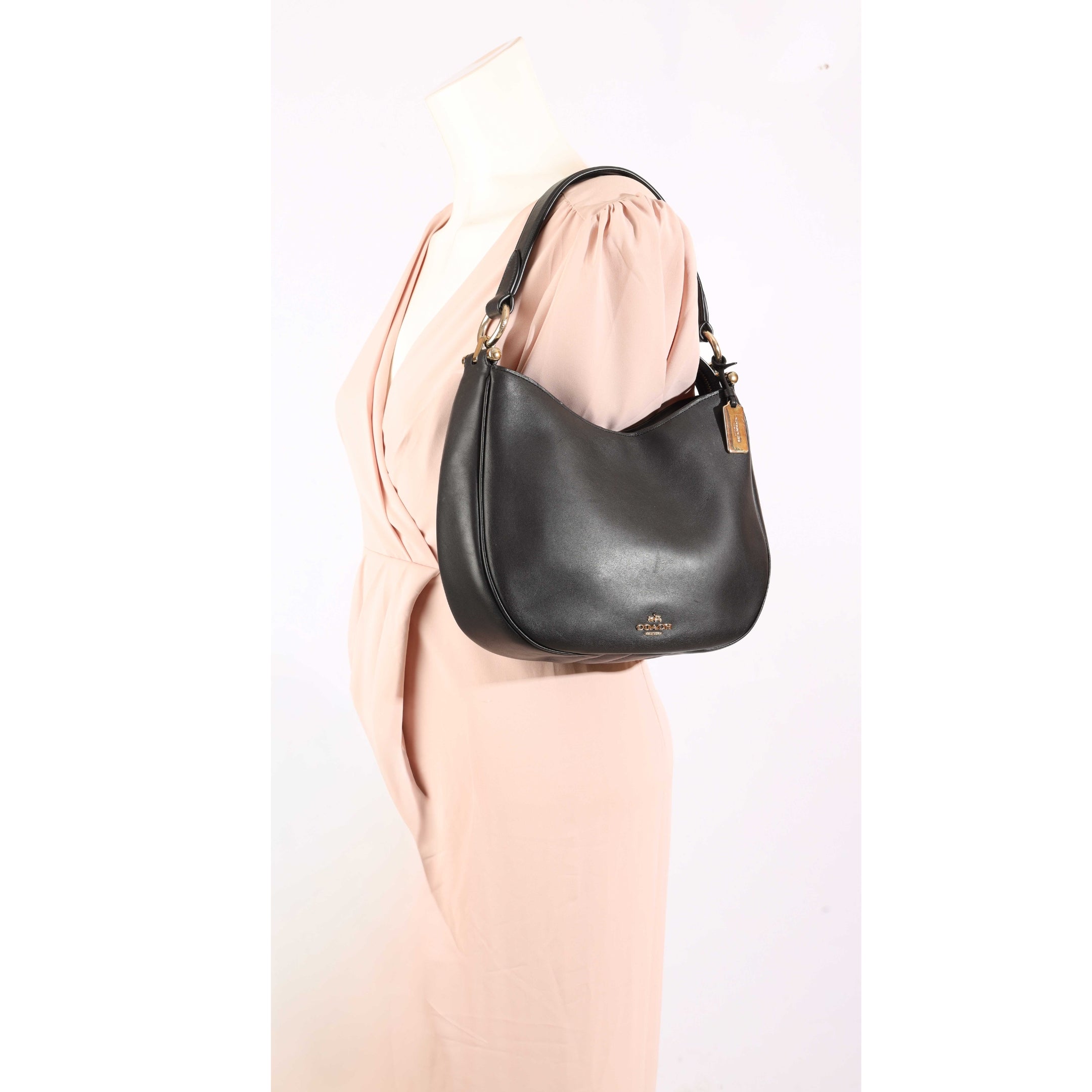 Coach Nomad Black Hobo Bag