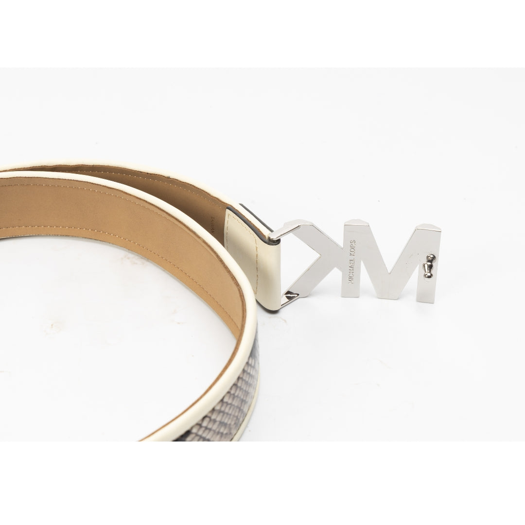 Michael Kors Logo Leather Casual Belt