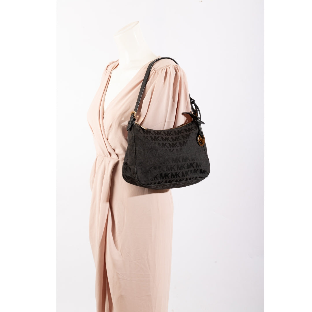 Michael Kors Kelsey Black Hobo Bag