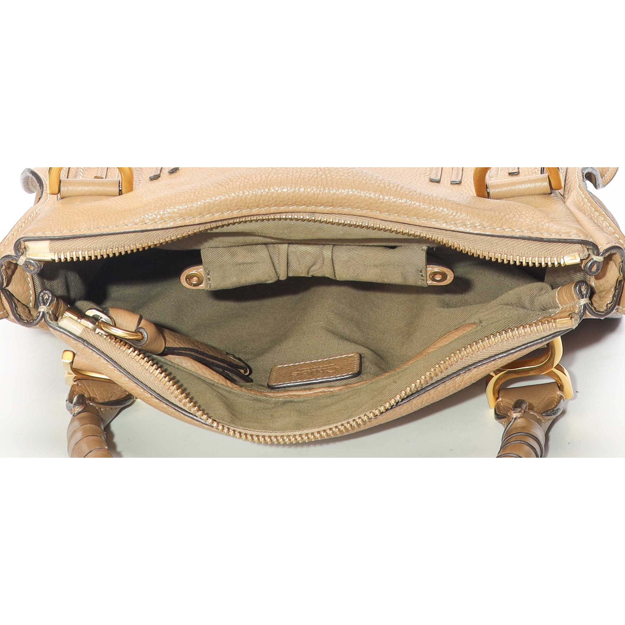 Chloe Two Tone Brown Medium Marcie Shoulder Bag