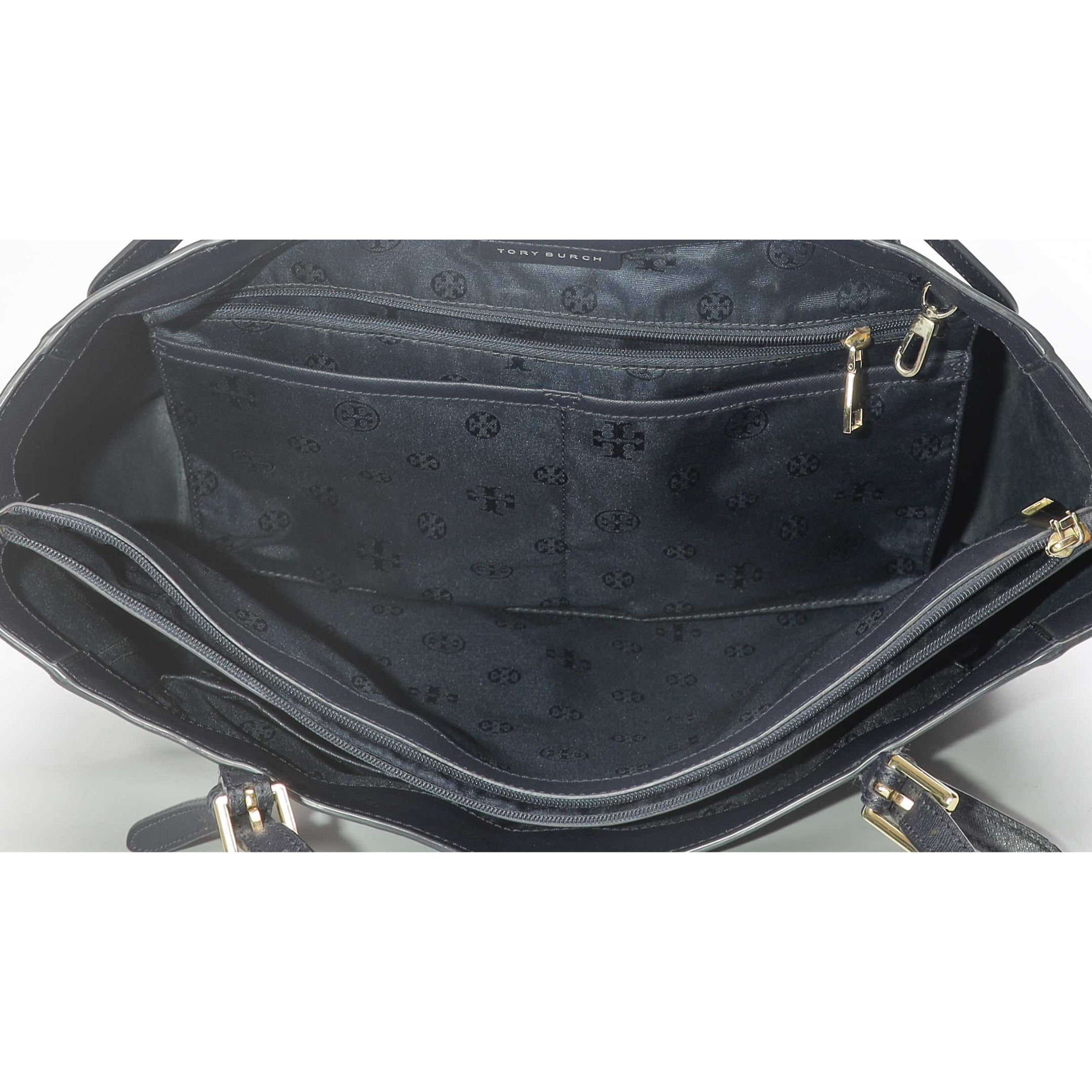 Tory Burch Navy Blue Tote
