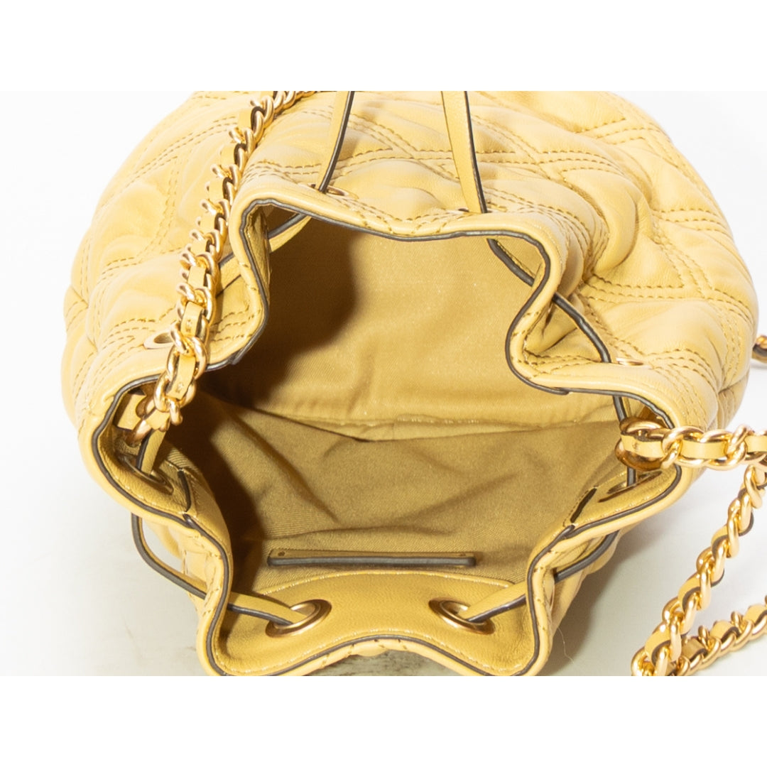 Tory Burch Yellow Fleming Soft Bucket Bag