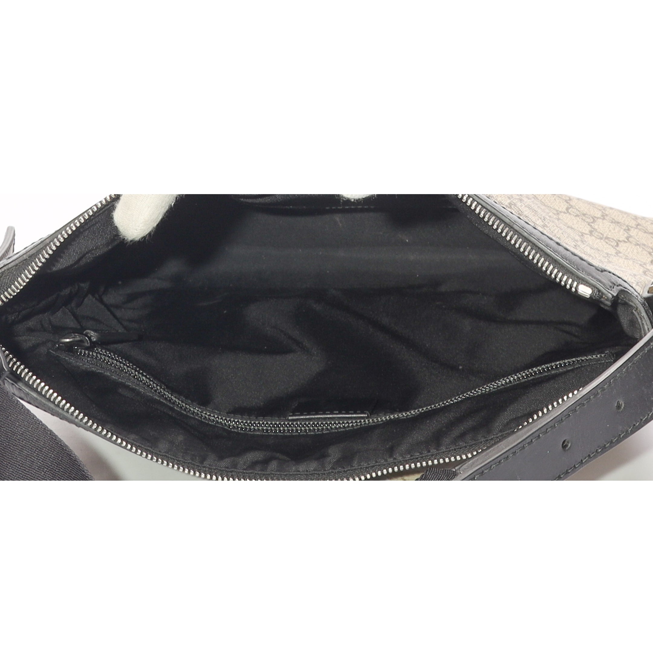 Gucci Ophidia Web Stripe Canvas Messenger Bag