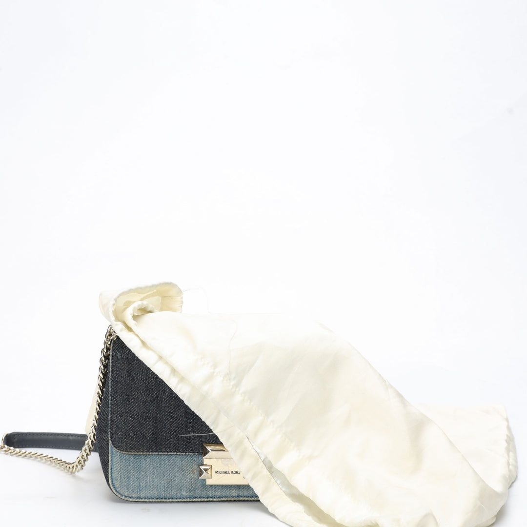 Michael Kors Sloan Denim Shoulder Bag