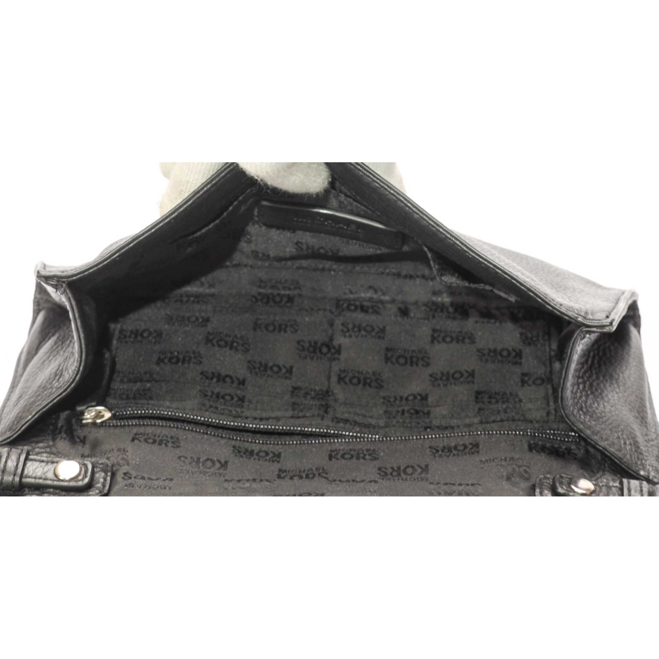 Michael Kors Black Hamilton Crossbody Bag