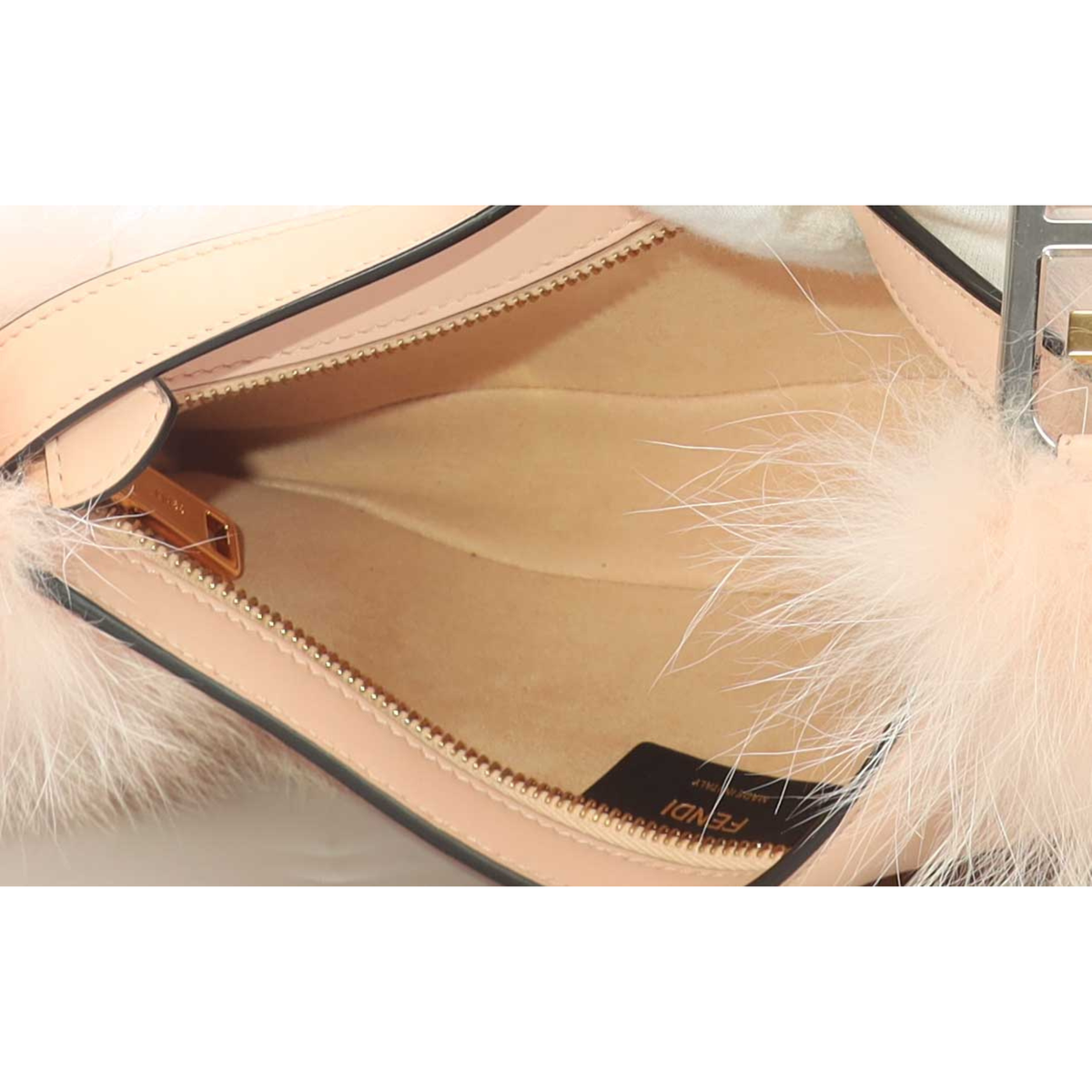 Fendi O'Lock Swing Pale Pink Shoulder Bag