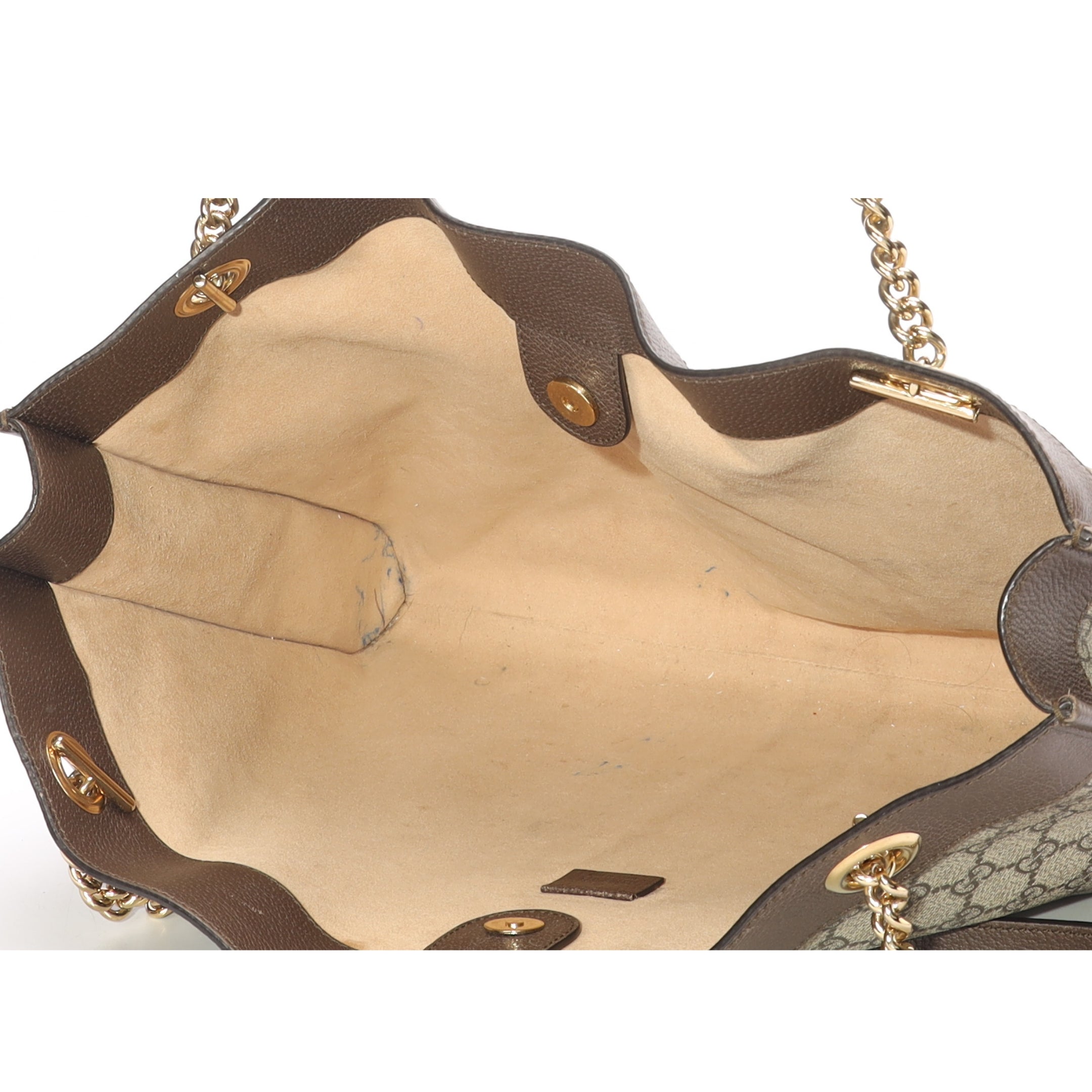 Gucci GG Supreme Canvas Large Web Rajah Tote