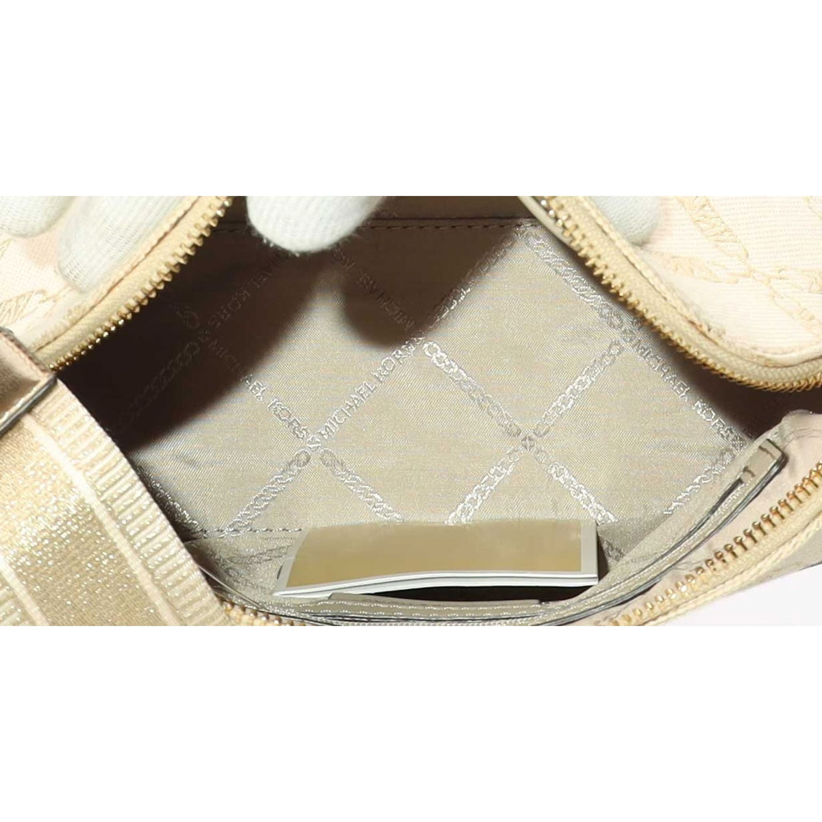 Michael Kors Jet Set Metallic Empire Crossbody Bag