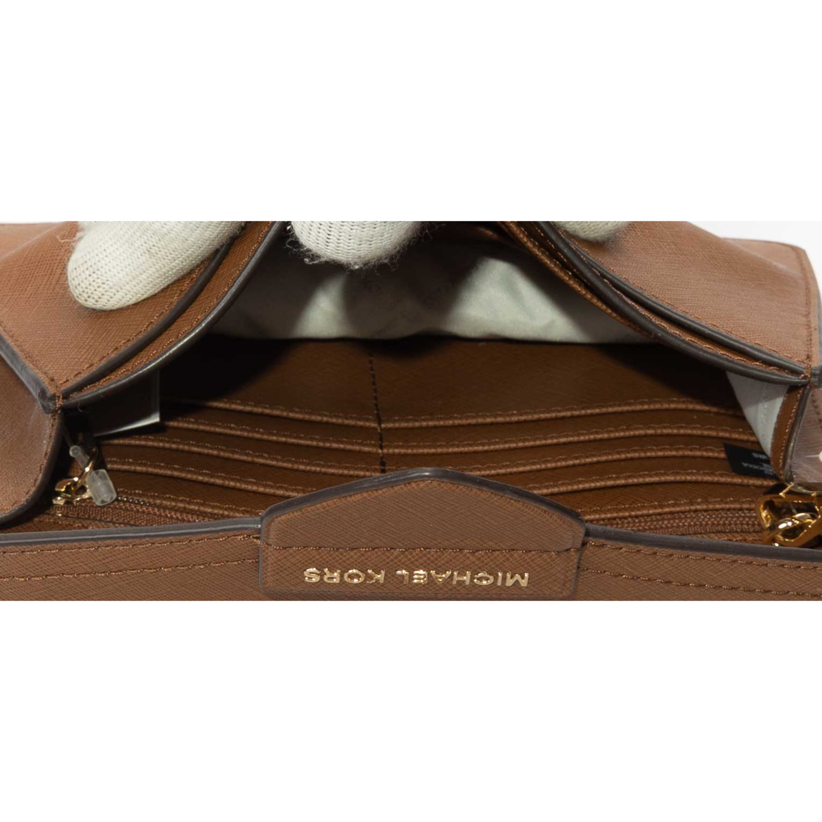 Michael Kors Karla Wristlet Chain Crossbody Bag