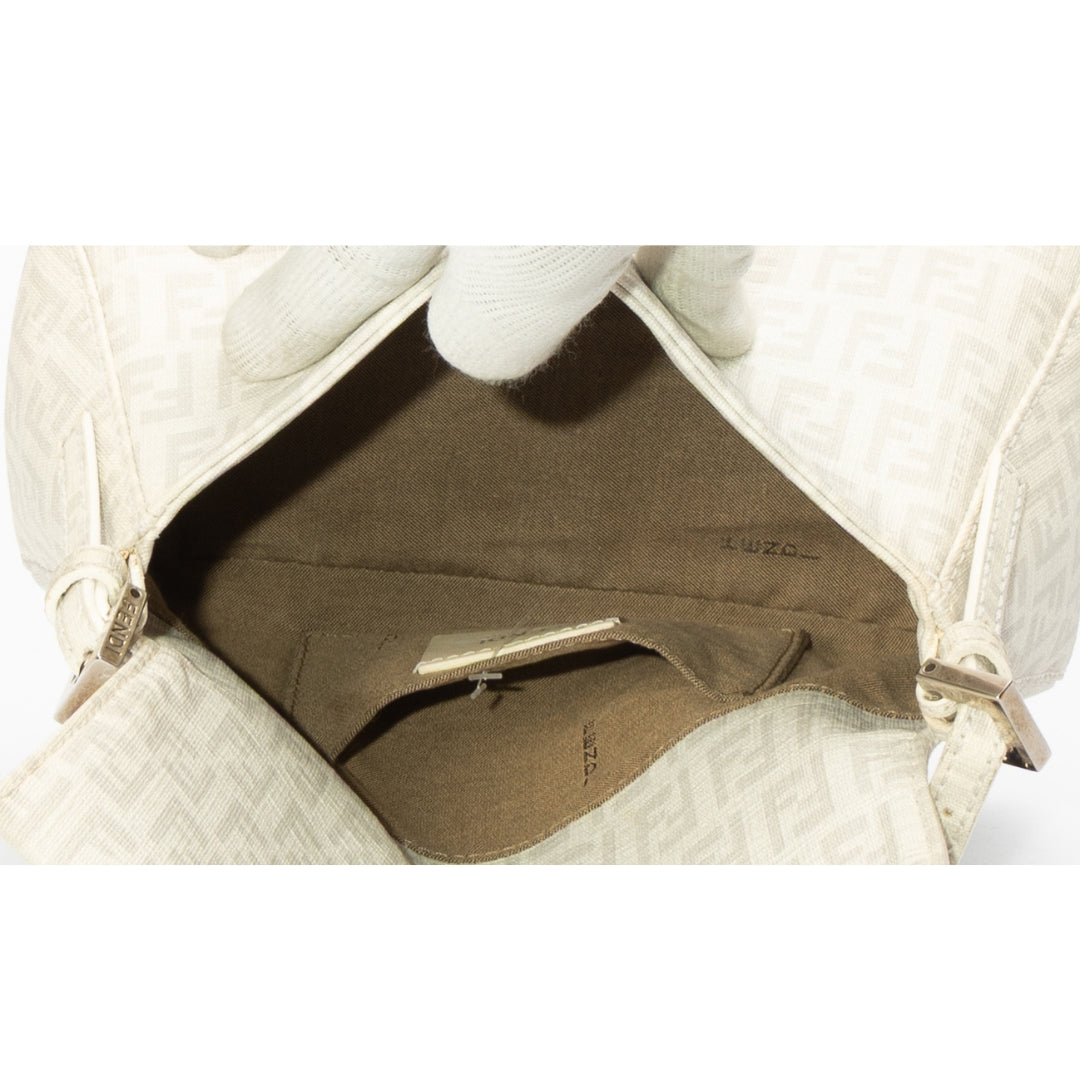 Fendi Off White Zucchino Mama Forever Shoulder Bag