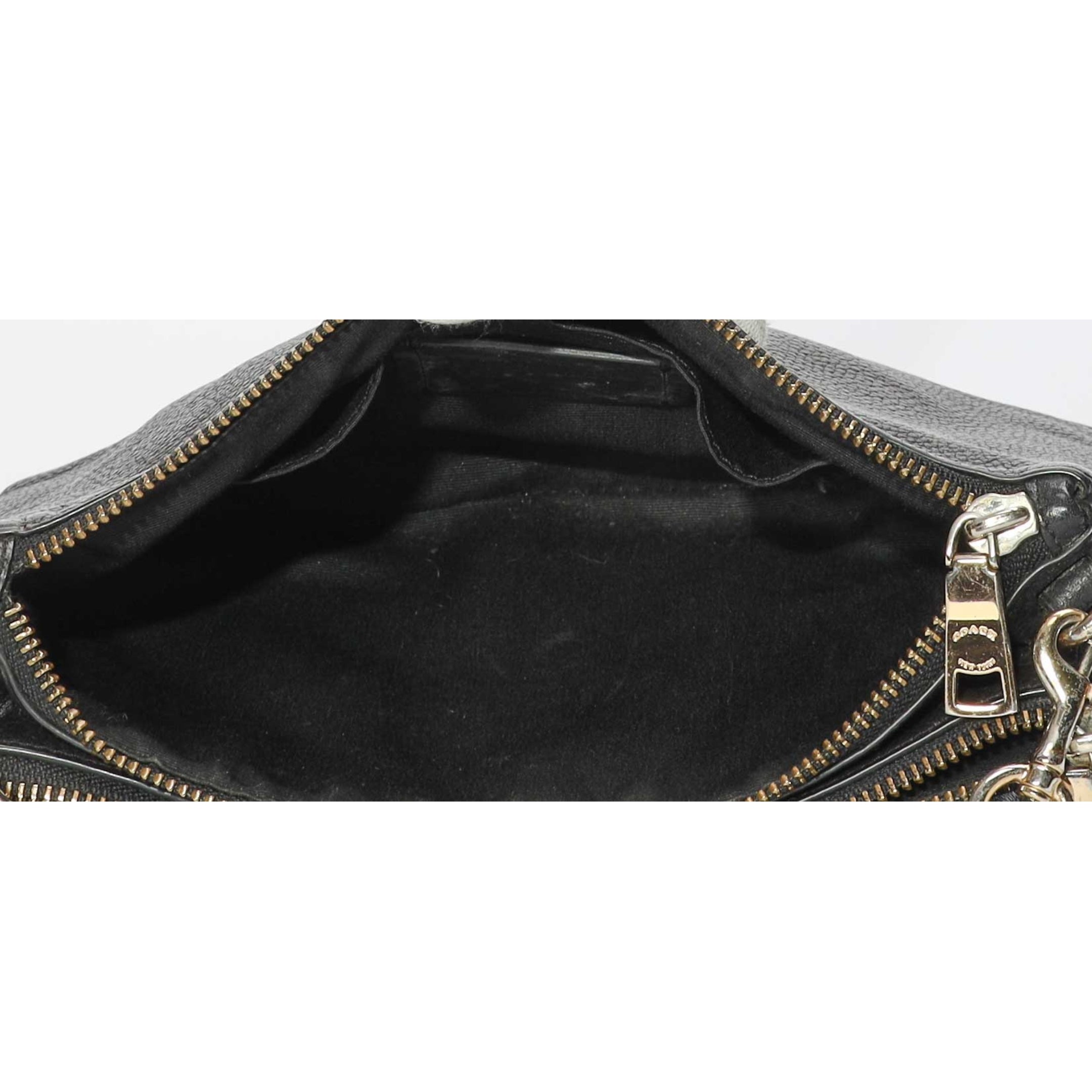 Coach Black Double Zip Crossbody Bag