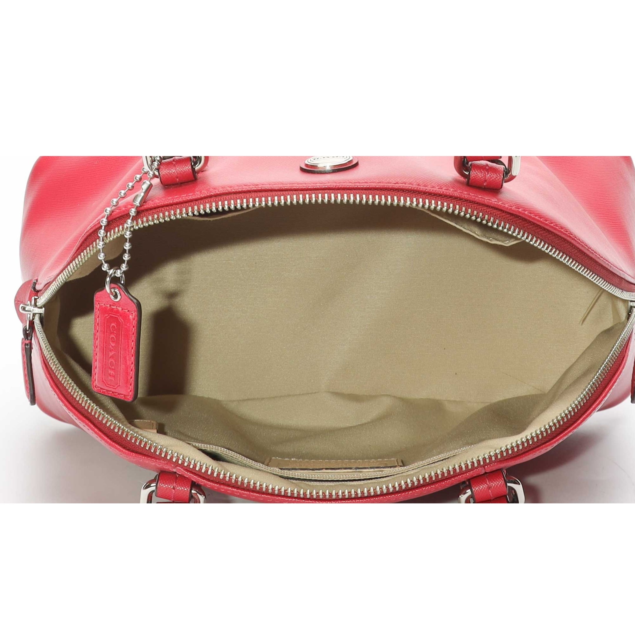 Coach Peyton Cora Dome Pink Satchel