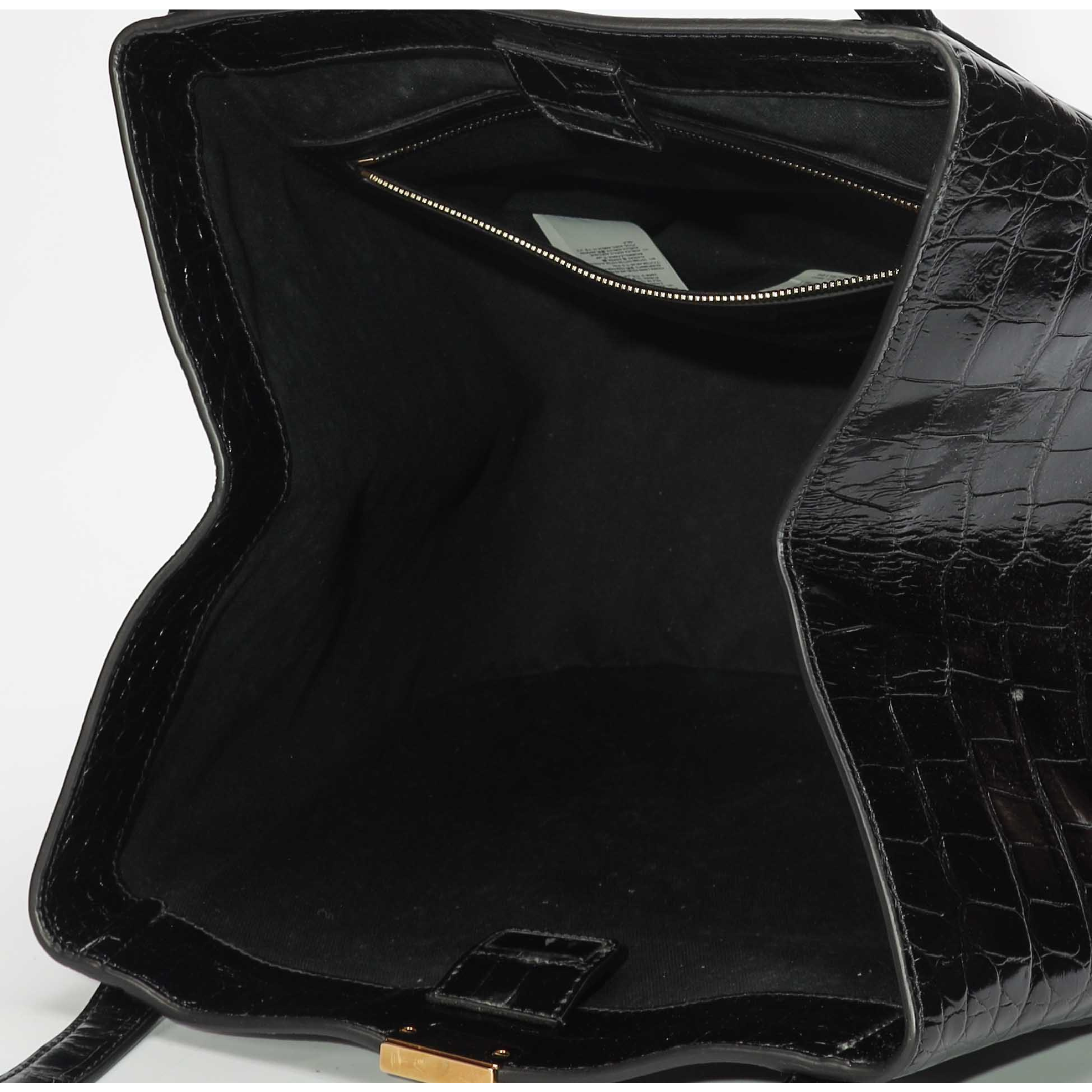 Versace Black Greca Goddess Tote