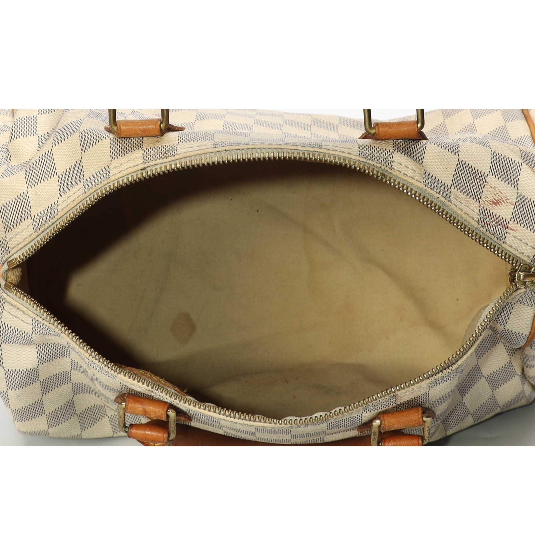 Louis Vuitton Damier Azur Speedy 30 Satchel