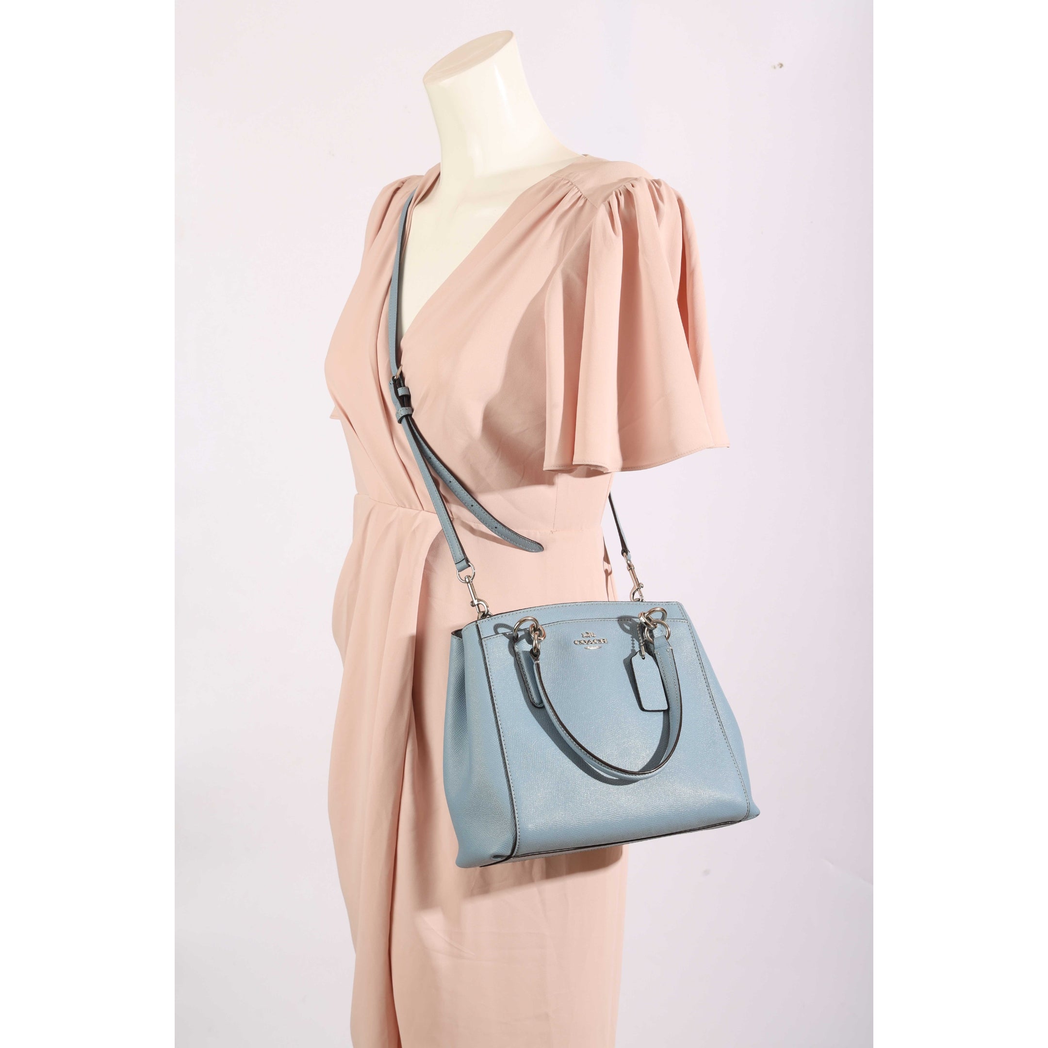 Coach Minetta Blue Convertible Satchel