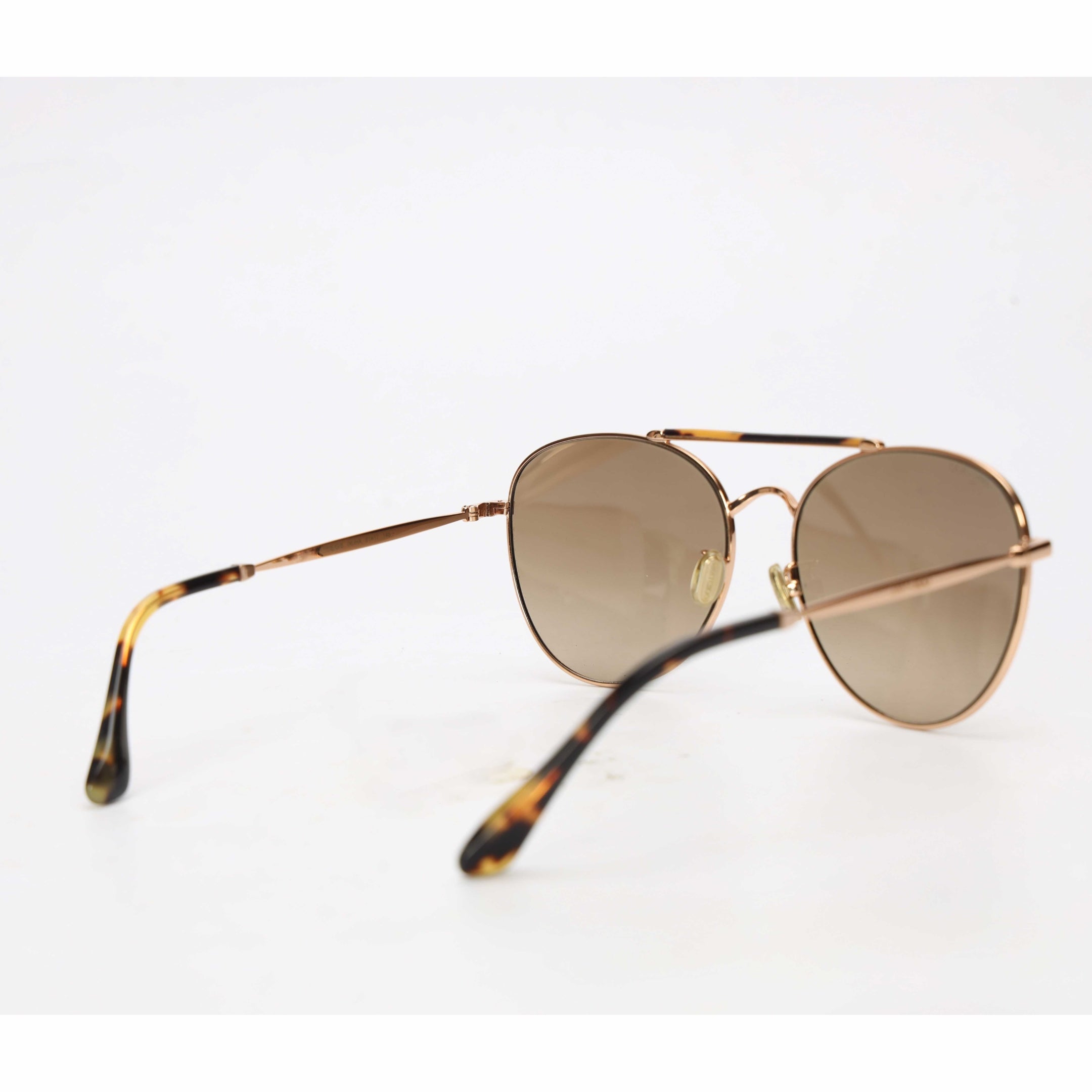 Jimmy Choo Gold Abbie Aviator Sunglasses