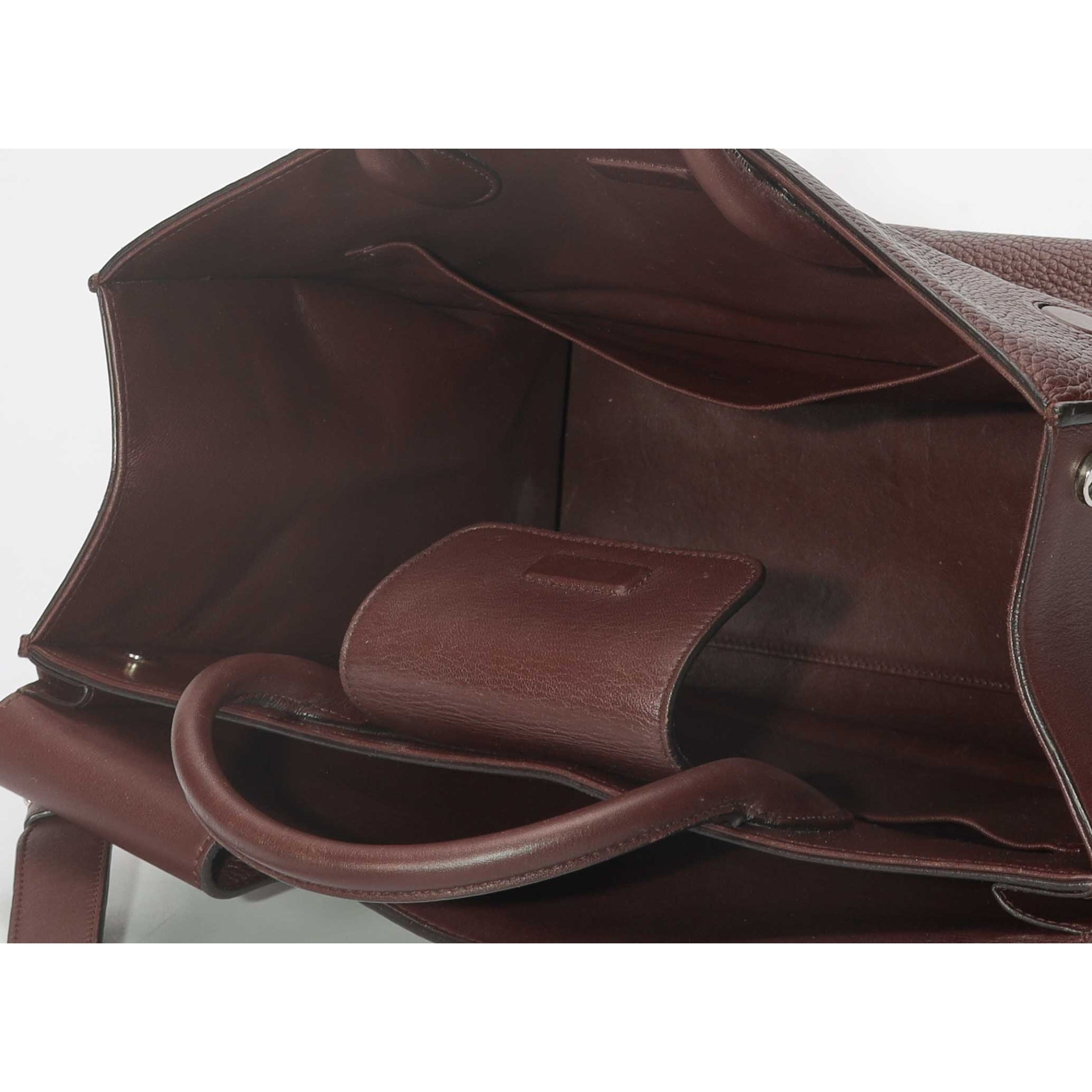 Christian Dior Diorever Burgundy Top Handle Bag