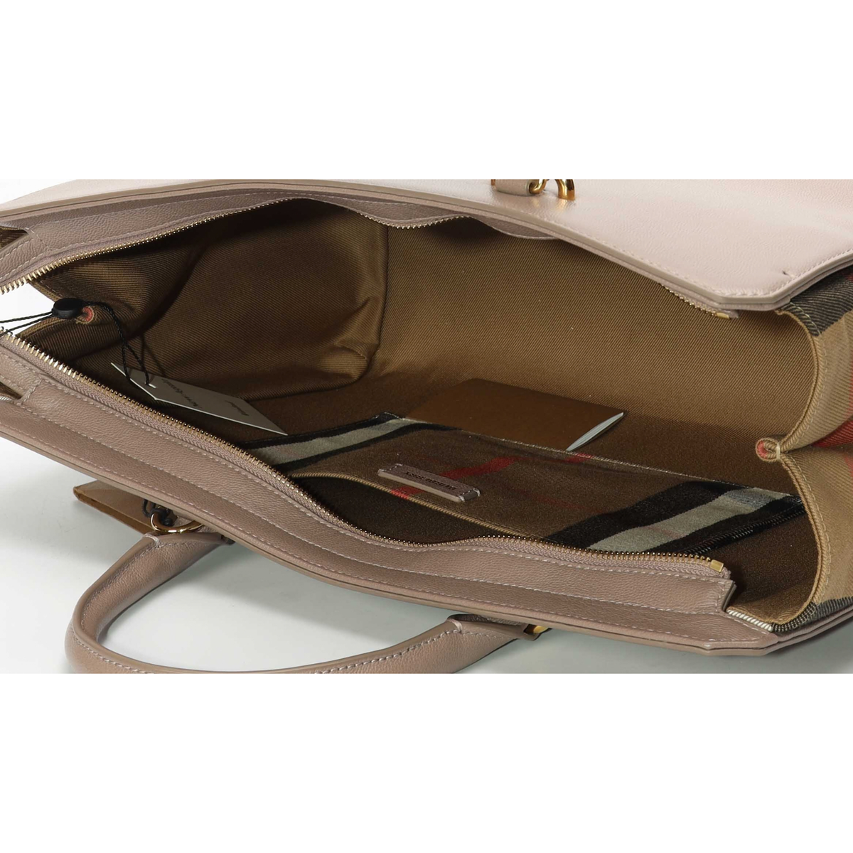 Burberry House Check Convertible Satchel