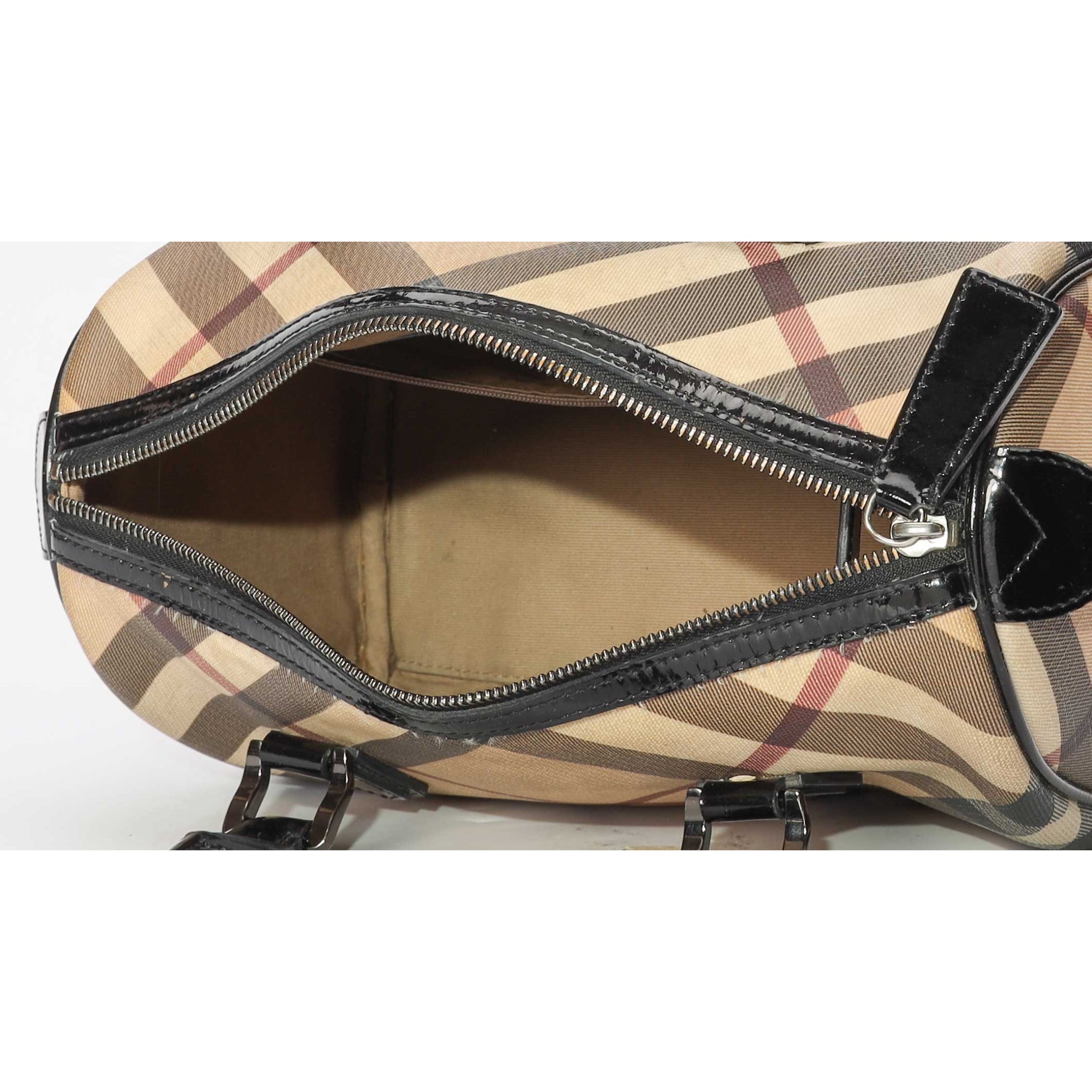 Burberry Nova Check Chester Boston Satchel