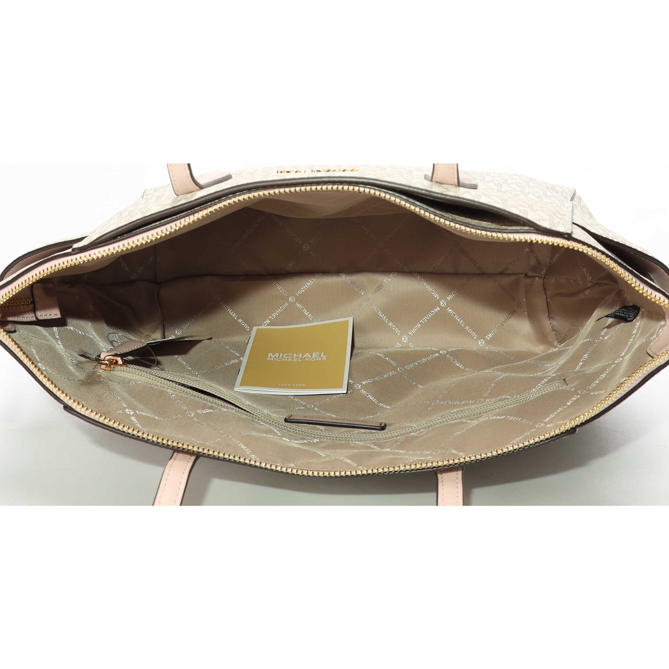 Michael Kors Marilyn Medium Vanilla Logo Tote