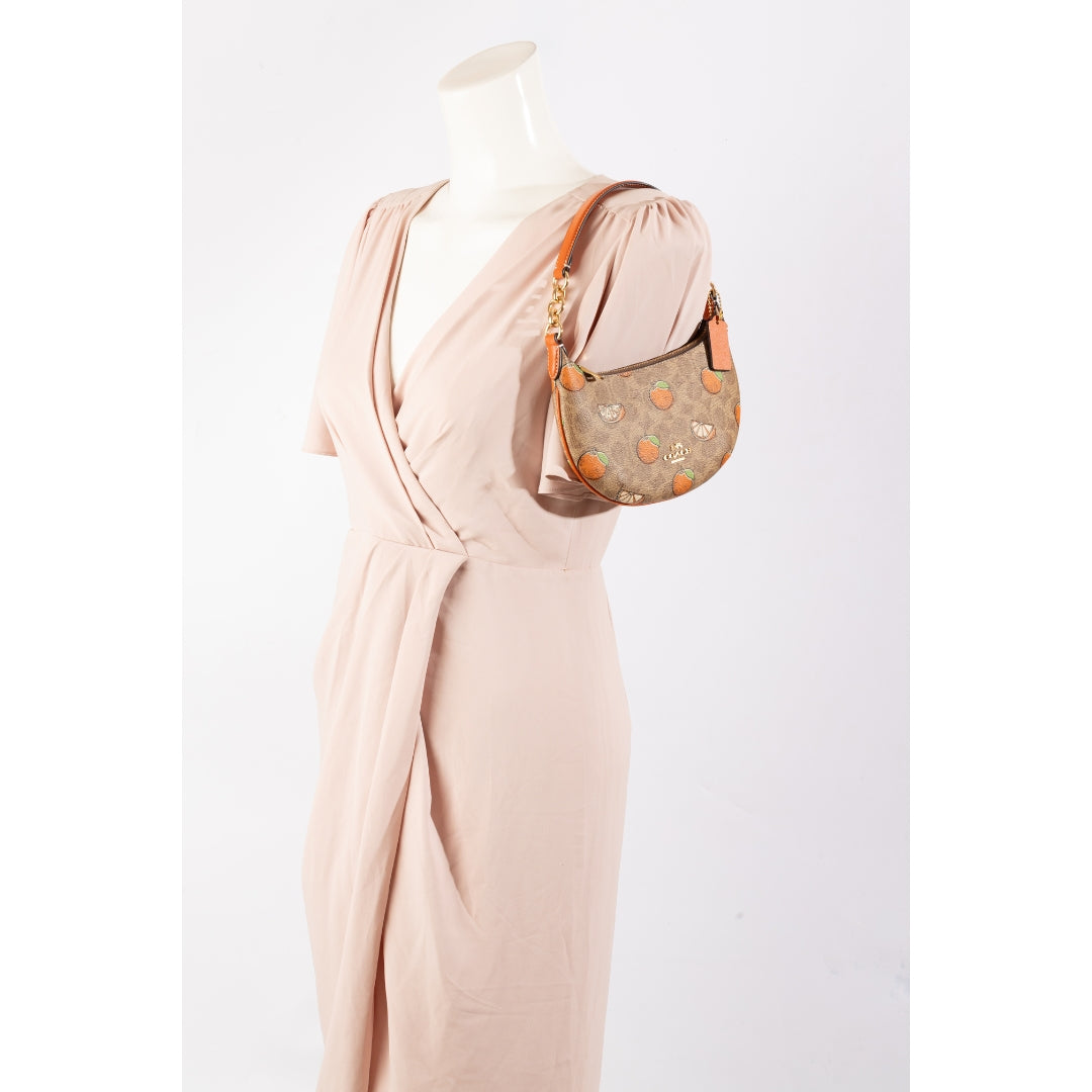 Coach Mini Orange Payton Hobo Bag