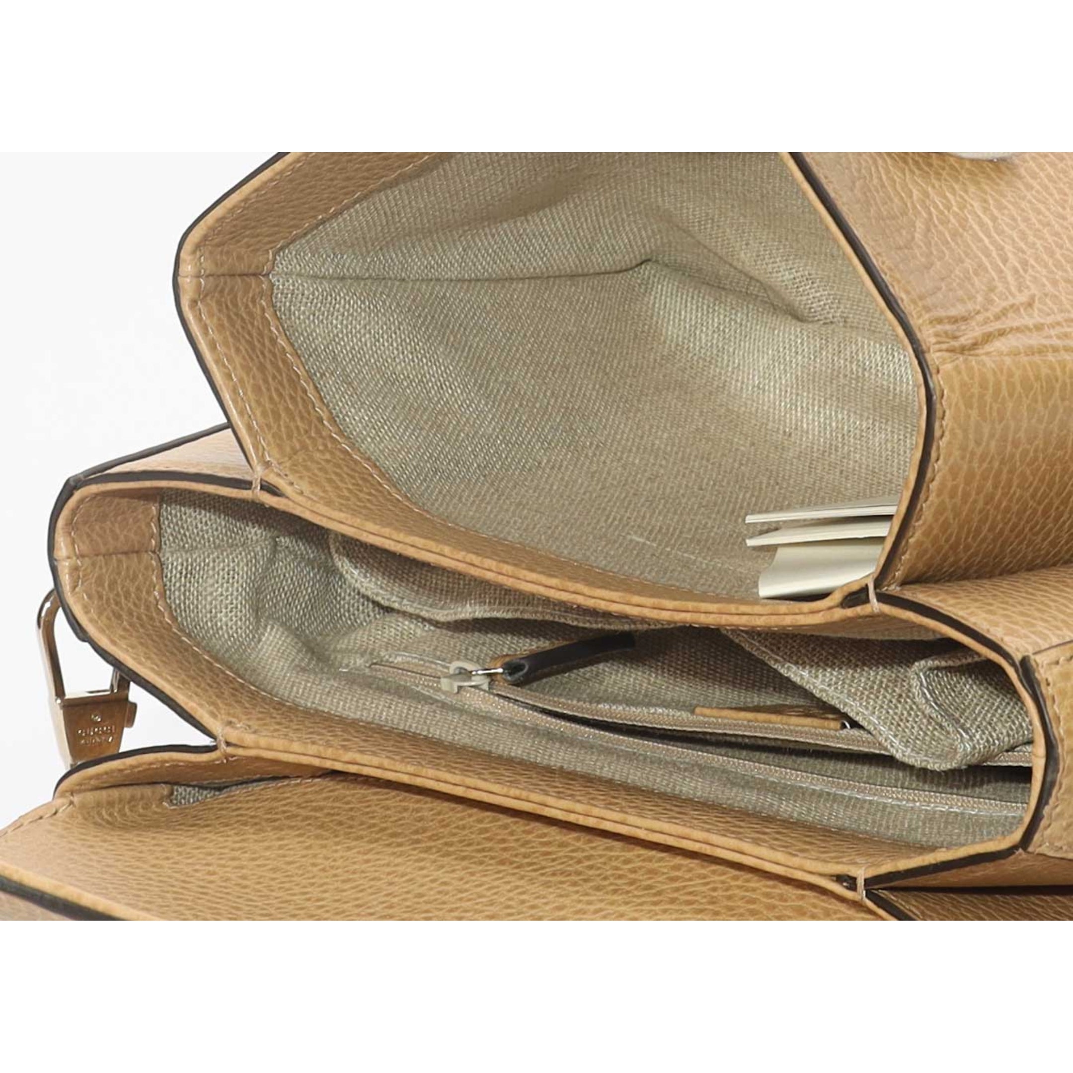 Gucci Beige Interlocking GG Cross Body Bag