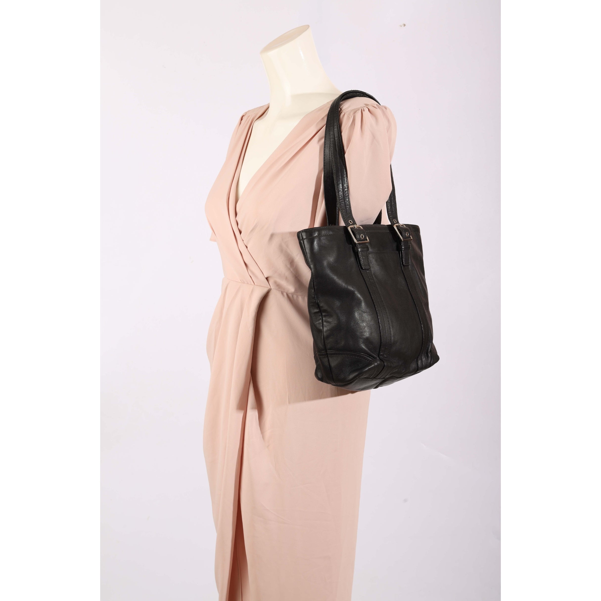 Coach Black Hampton Tote