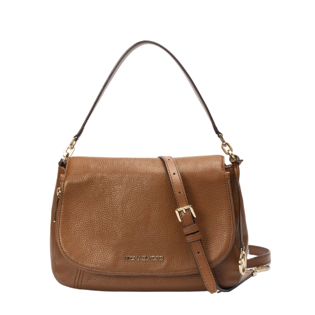 Michael Kors Bedford Medium Pebbled Leather Shoulder Bag