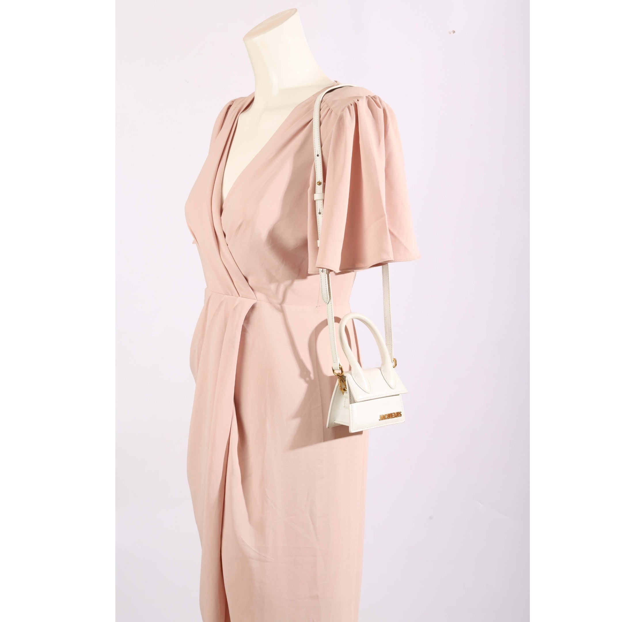 Jacquemus The Chiquito White Mini Crossbody Satchel Bag