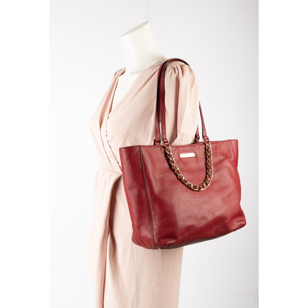 Michael Kors Merlot Leather Harper Tote