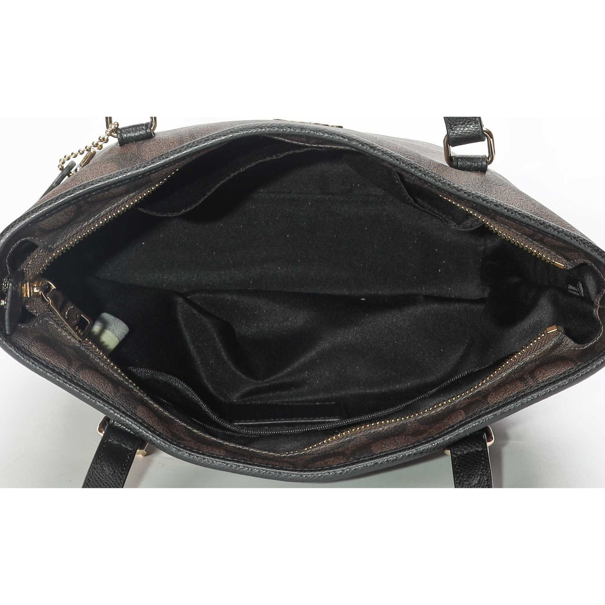 Coach Brown Signature Coated Tote