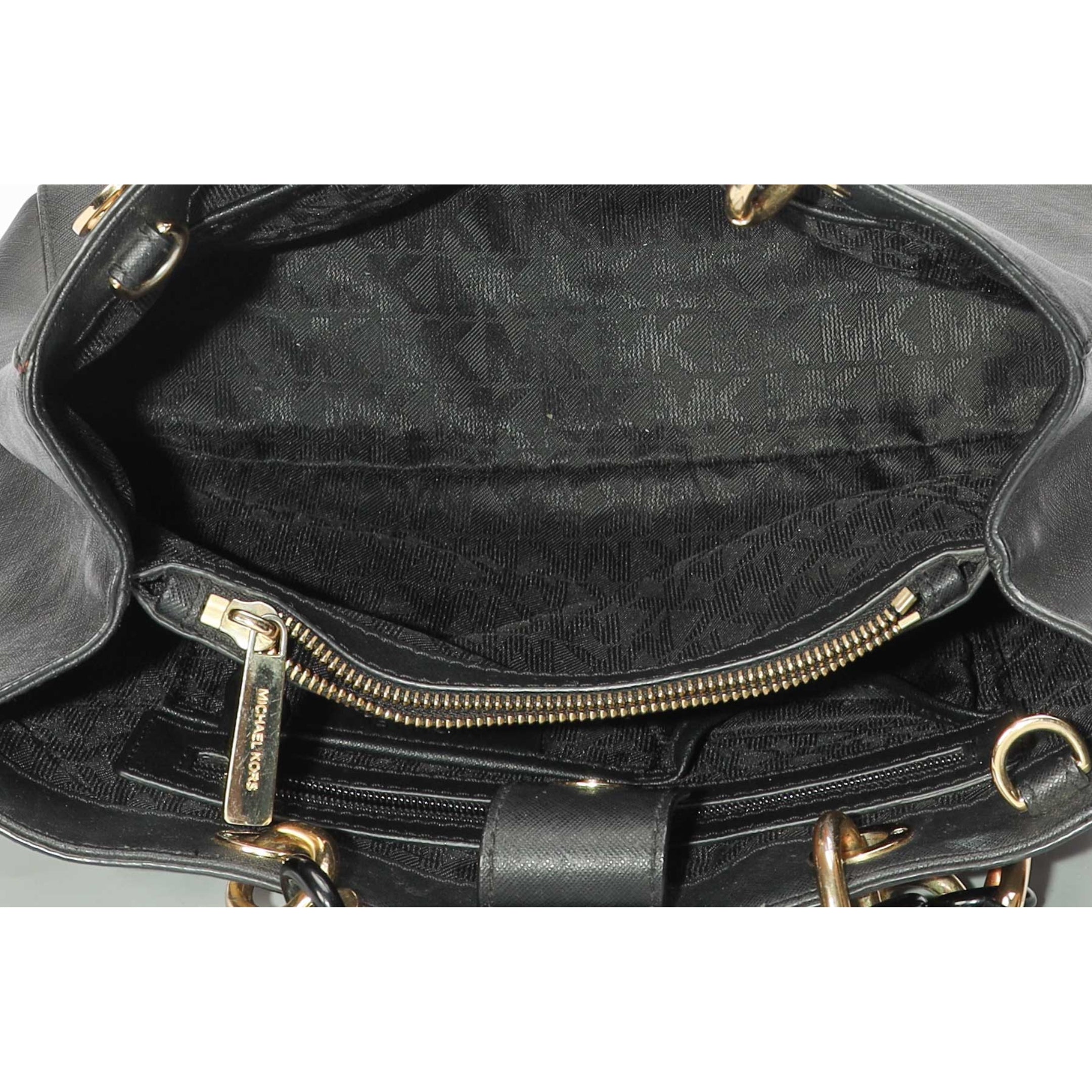 Michael Kors Black Cynthia Satchel