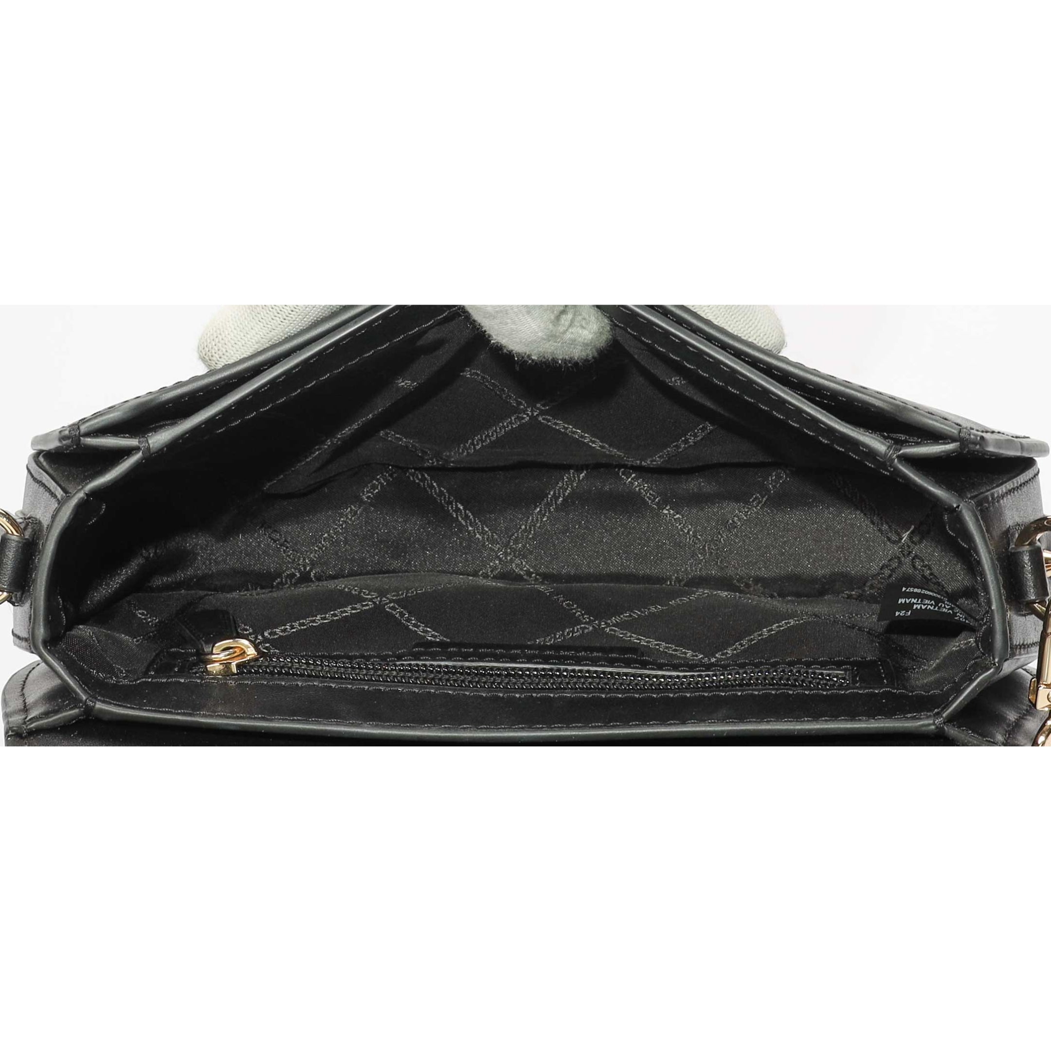 Michael Kors Mila Black Messenger Bag