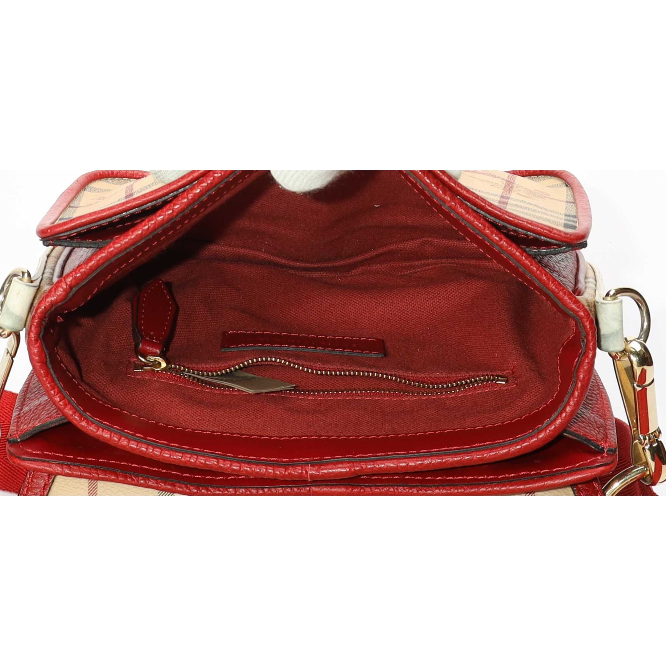 Burberry Haymarket Check Crossbody Bag