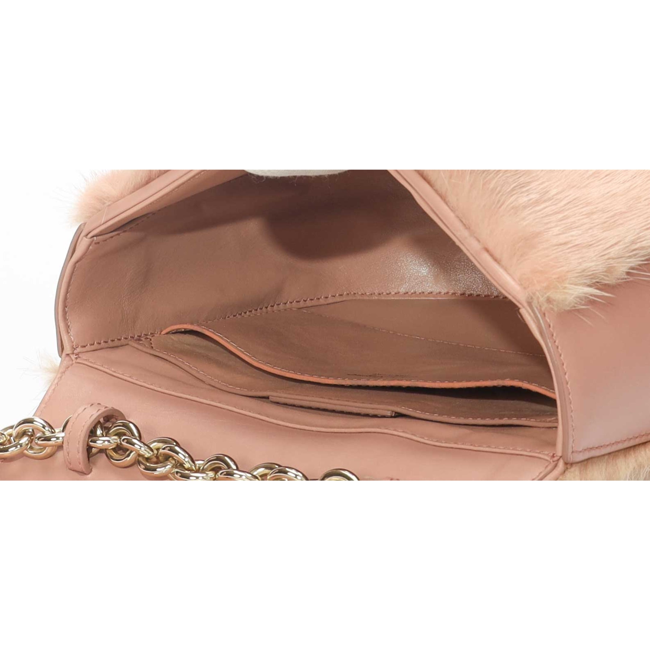 Salvatore Ferragamo Vela Mink Crossbody Bag