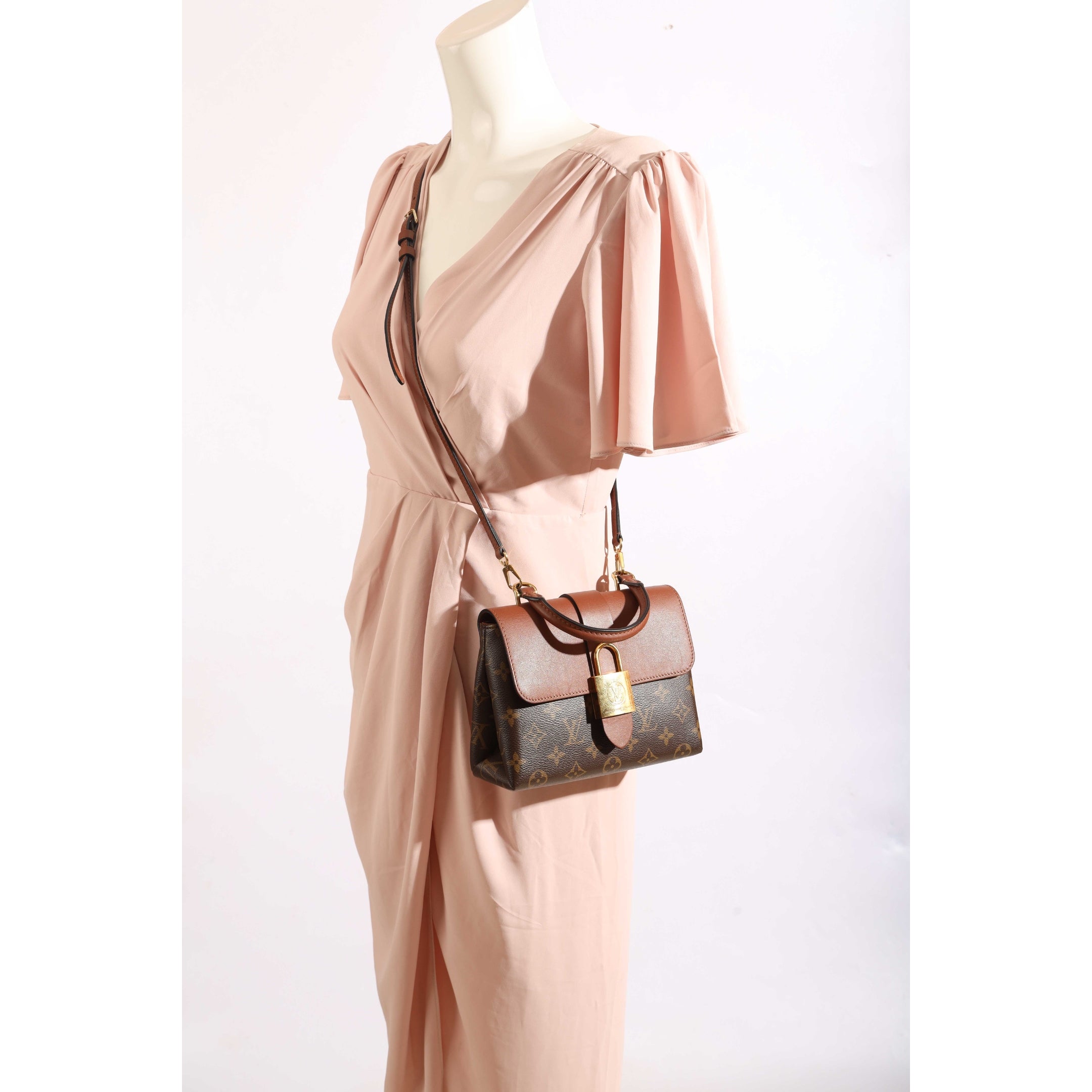 Louis Vuitton Caramel Monogram Locky BB Satchel