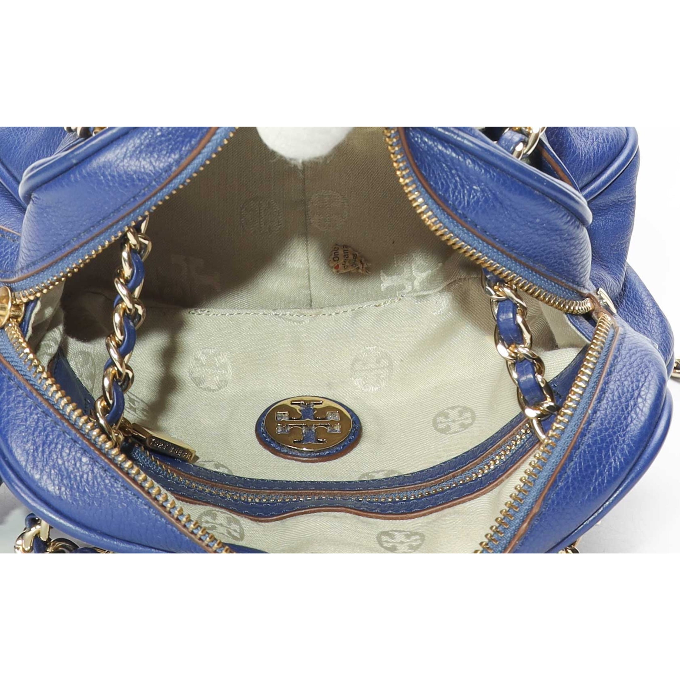 Tory Burch Blue Thea Chain Crossbody Bag
