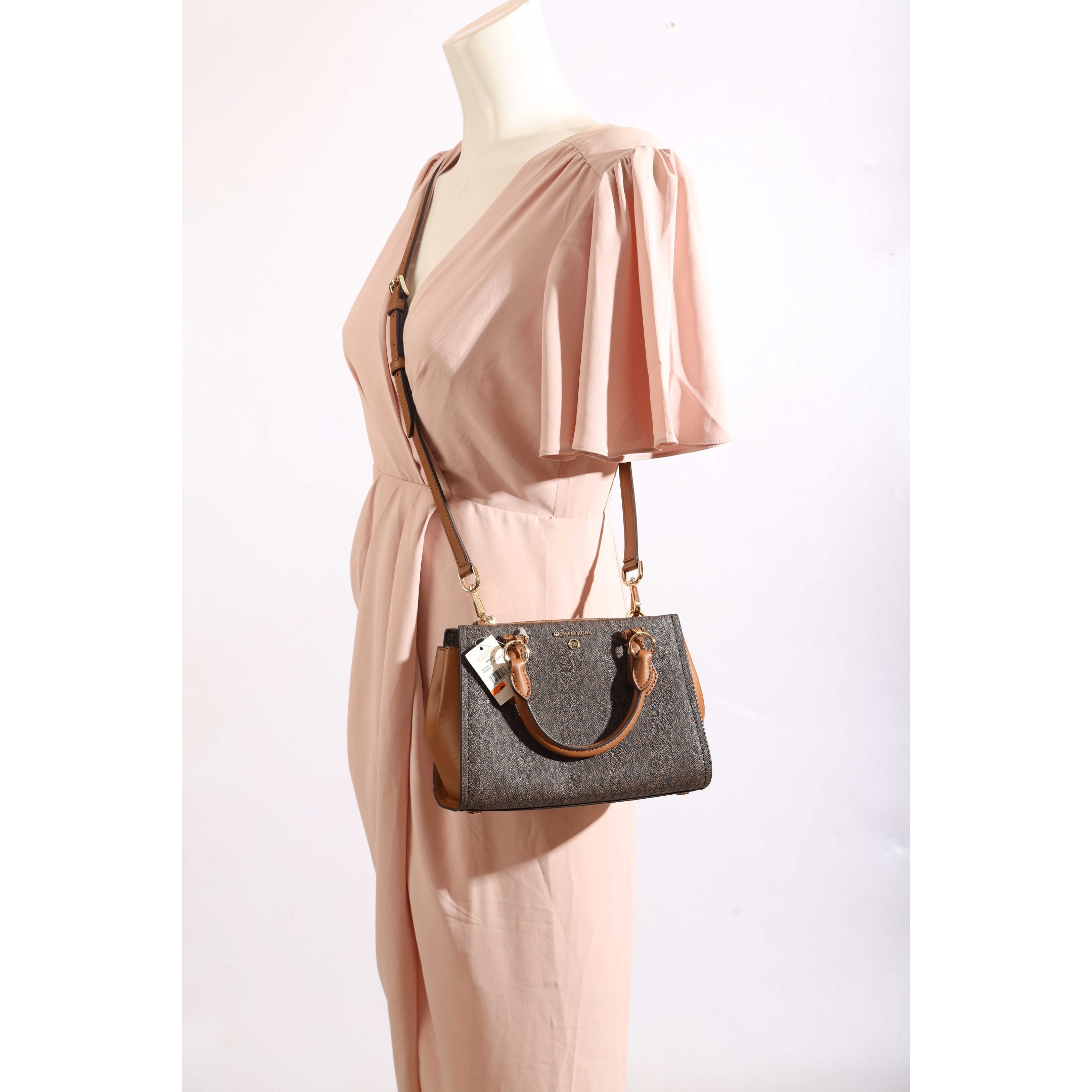 Michael Kors Marilyn Small Logo Satchel Crossbody Bag