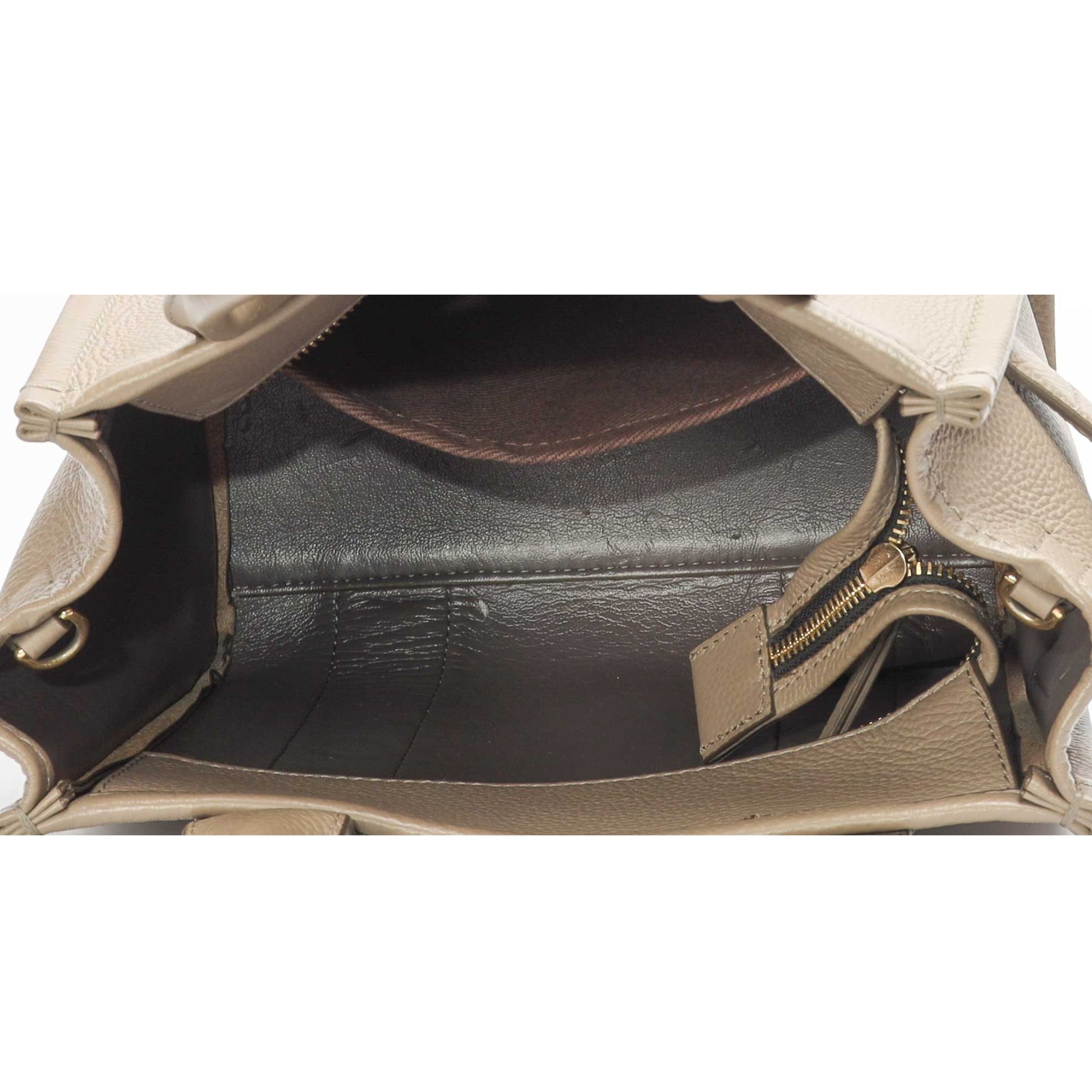 Marc Jacobs Beige The Leather Small Tote Bag