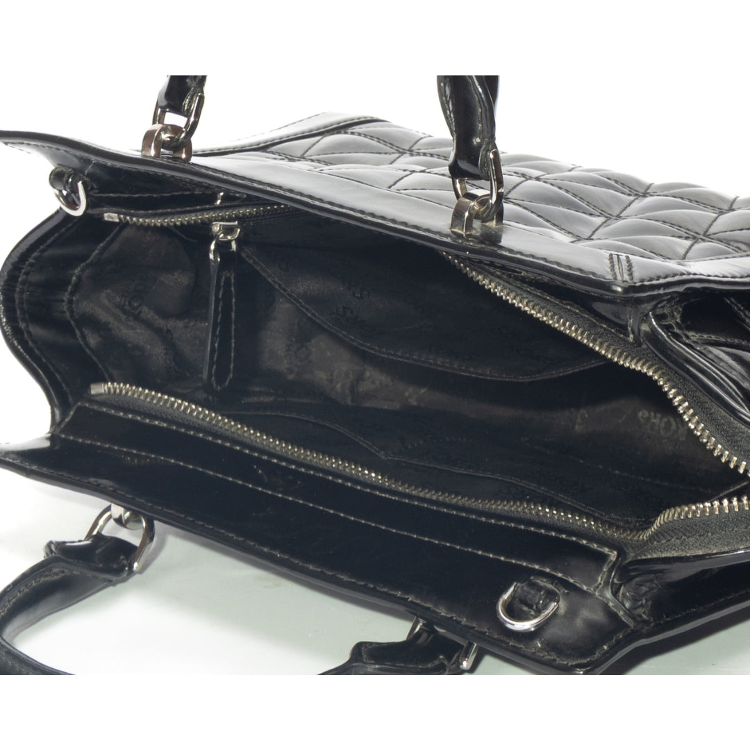 Michael Kors Vivianne Black Convertible Satchel