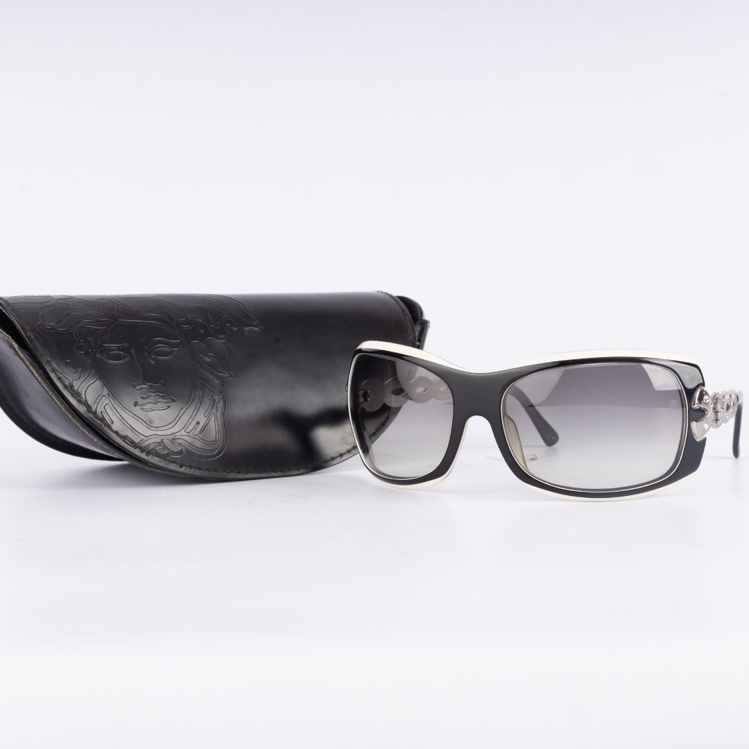 Versace Silver Logo Sunglasses