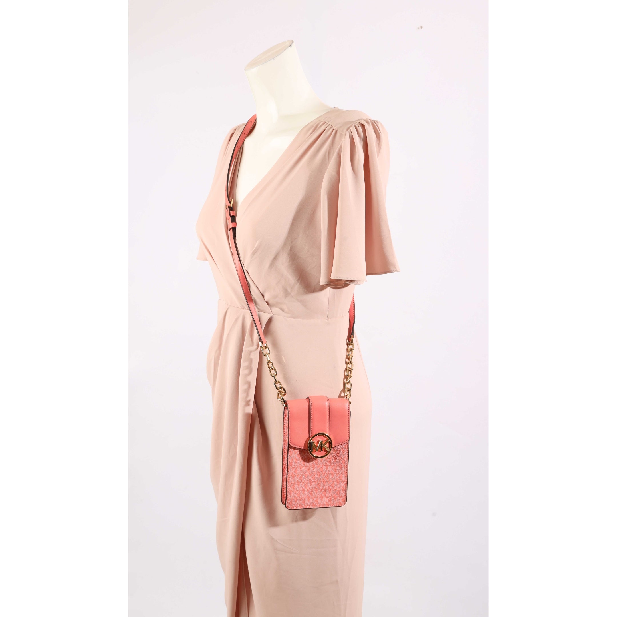 Michael Kors Carmen Logo Smartphone Crossbody Bag