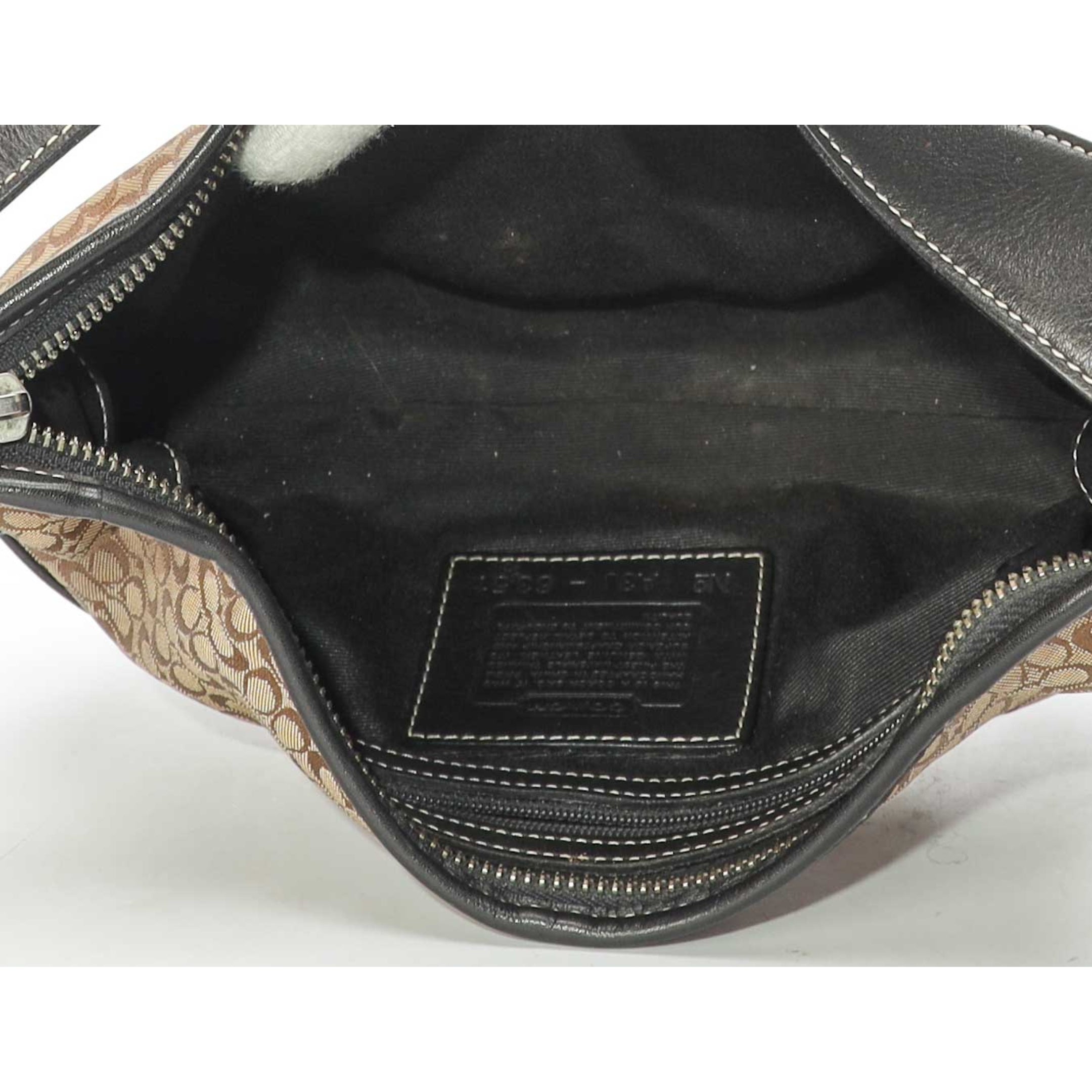 Coach Signature Suede Hobo