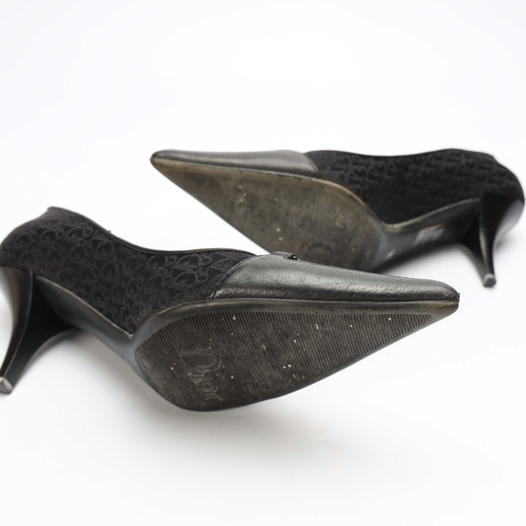 Christian Dior Diorissimo Pattern Pumps