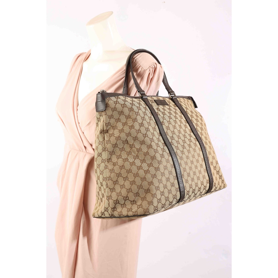 Gucci GG Jacquard Canvas Tote