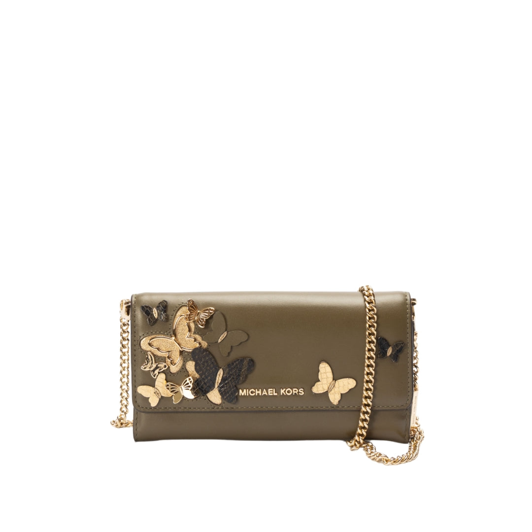 Michael Kors Olive Convertible Chain Wallet