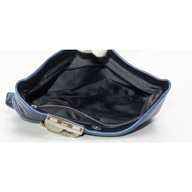 Jimmy Choo Shimmering Suede Chandra Clutch