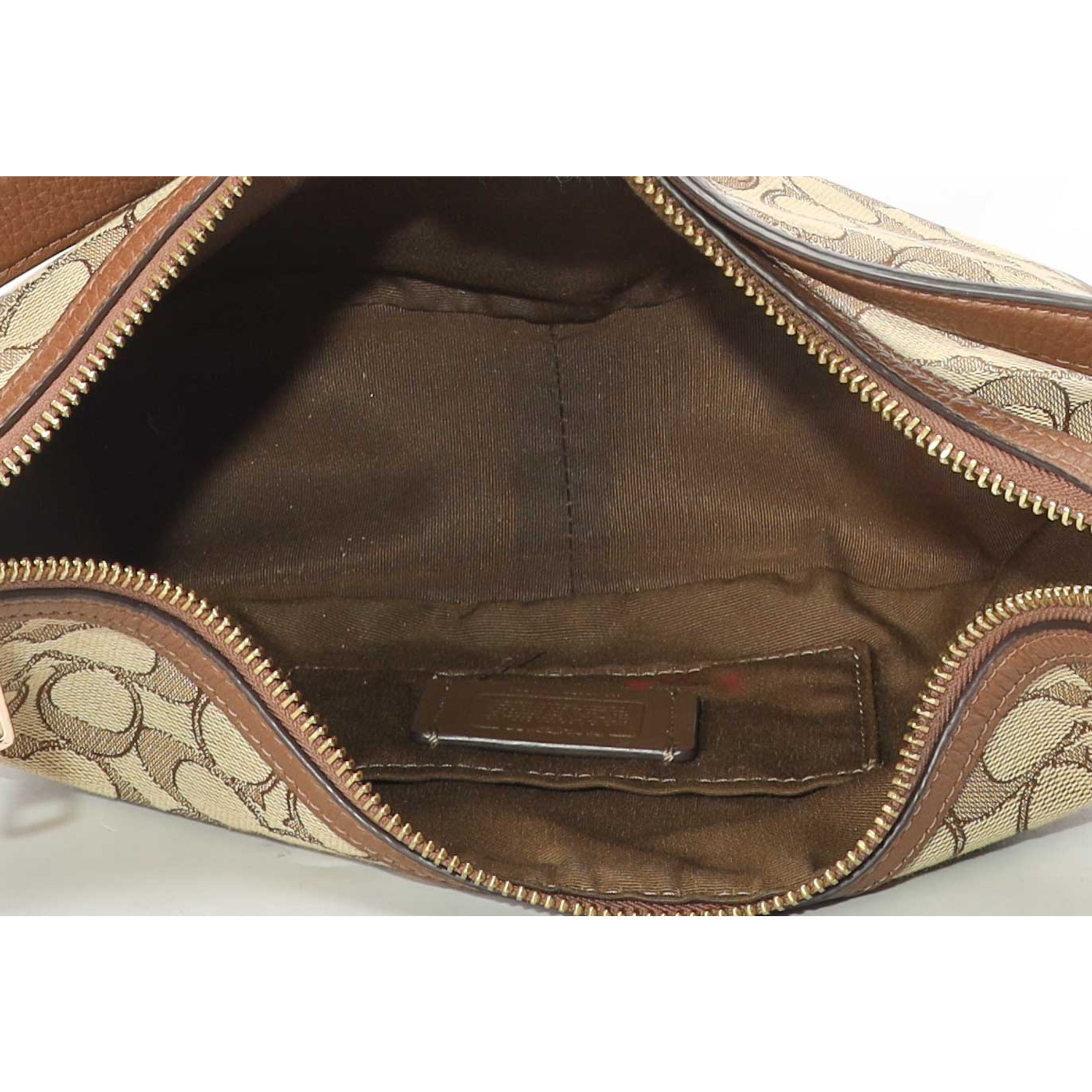 Coach Aria Signature Jacquard Shoulder Bag