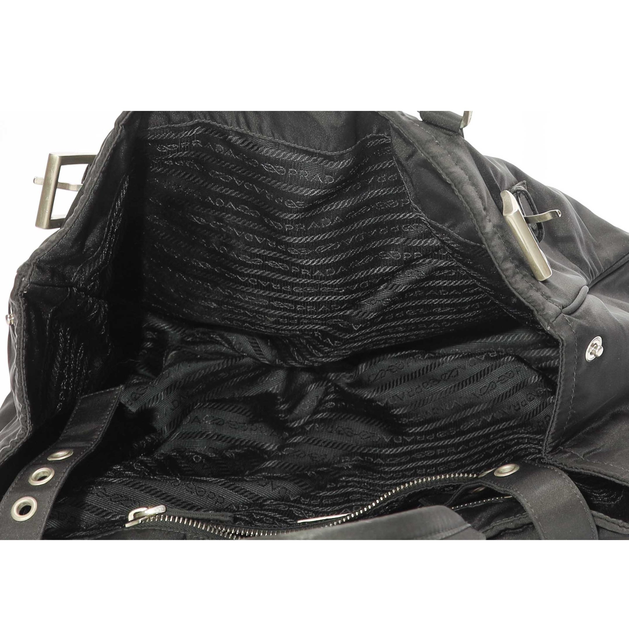 Prada Black Tessuto Tote