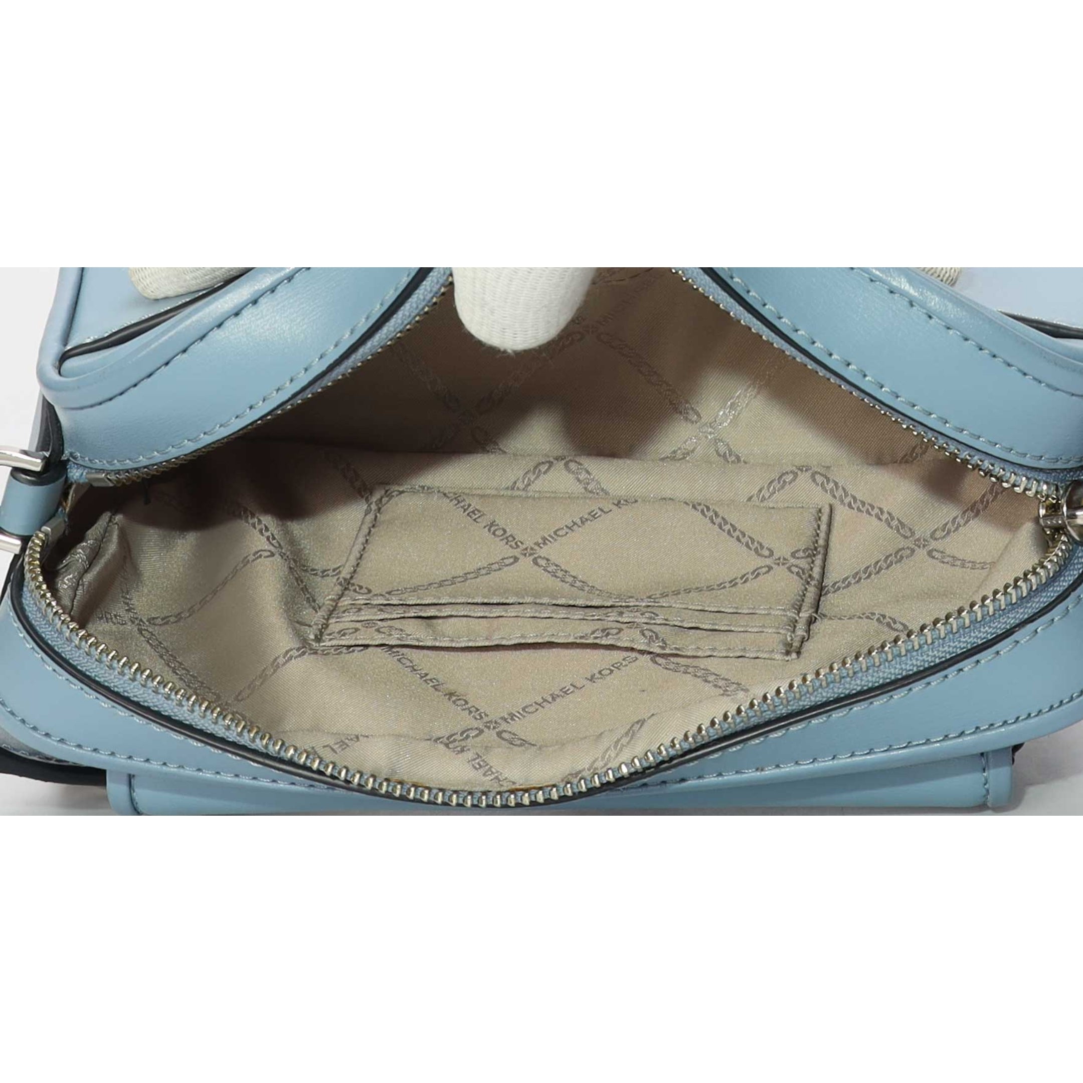 Michael Kors Bradshaw XS Blue Crossbody Bag